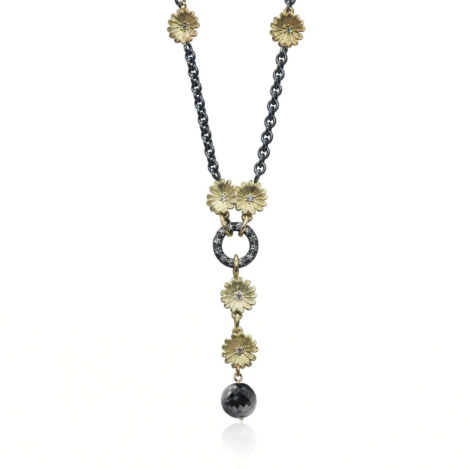 Shasta & Round Pave Oxi Link Y-NK with Black Dia Bead Drop WEB.jpg
