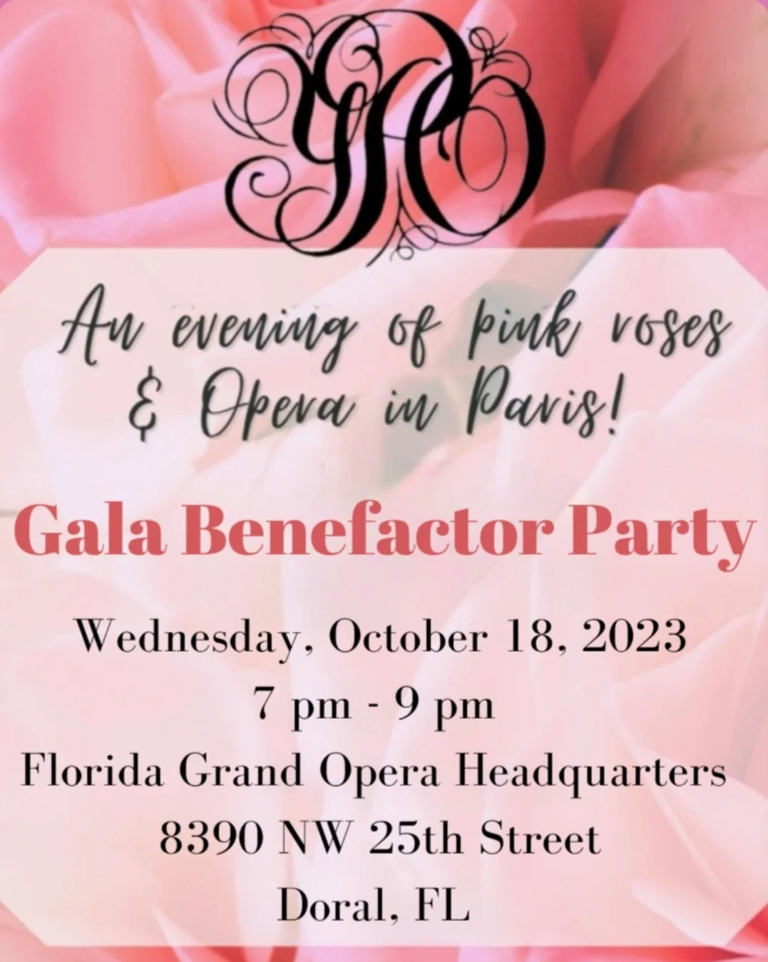 Gala Benefactors Party - Invitation Only