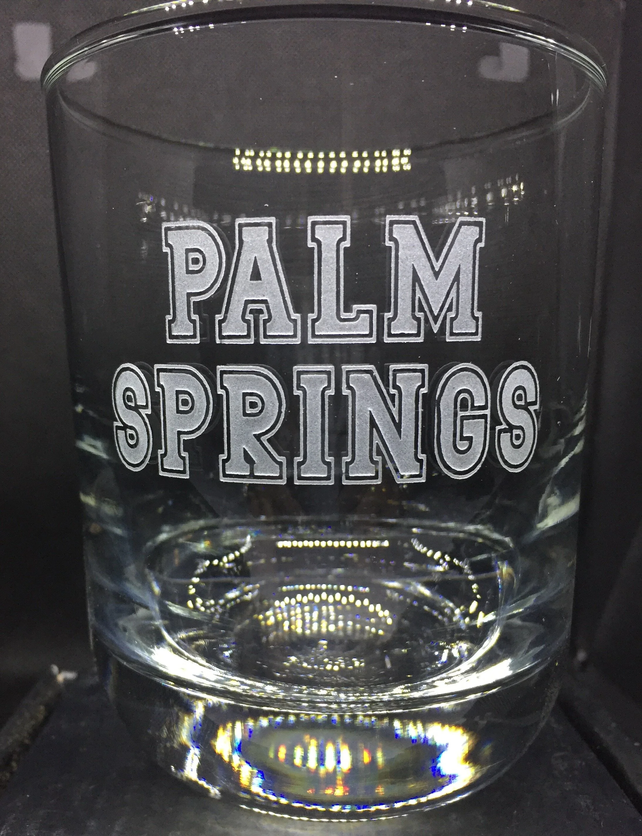 Palm Springs Block Letter