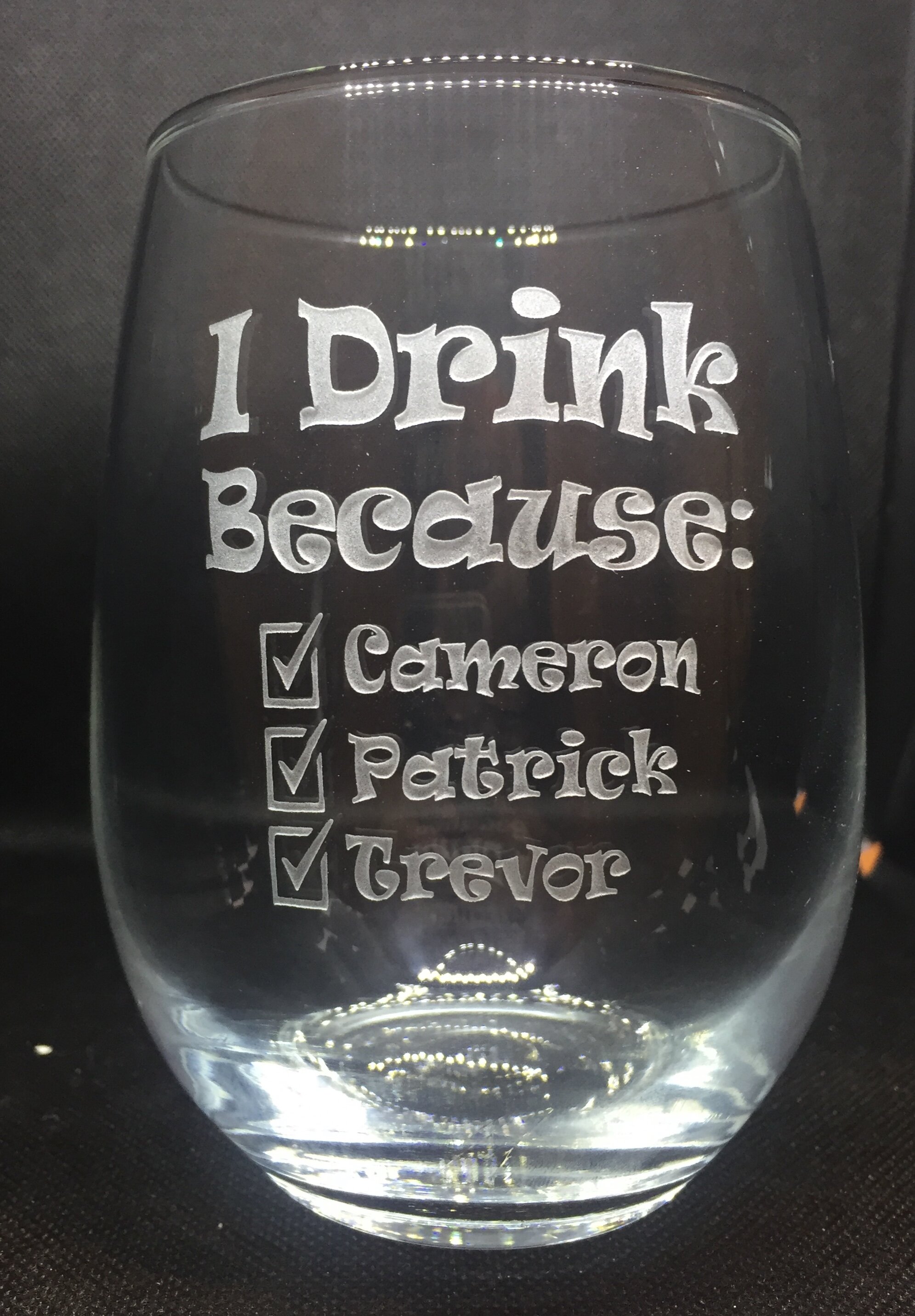 I drink Because!