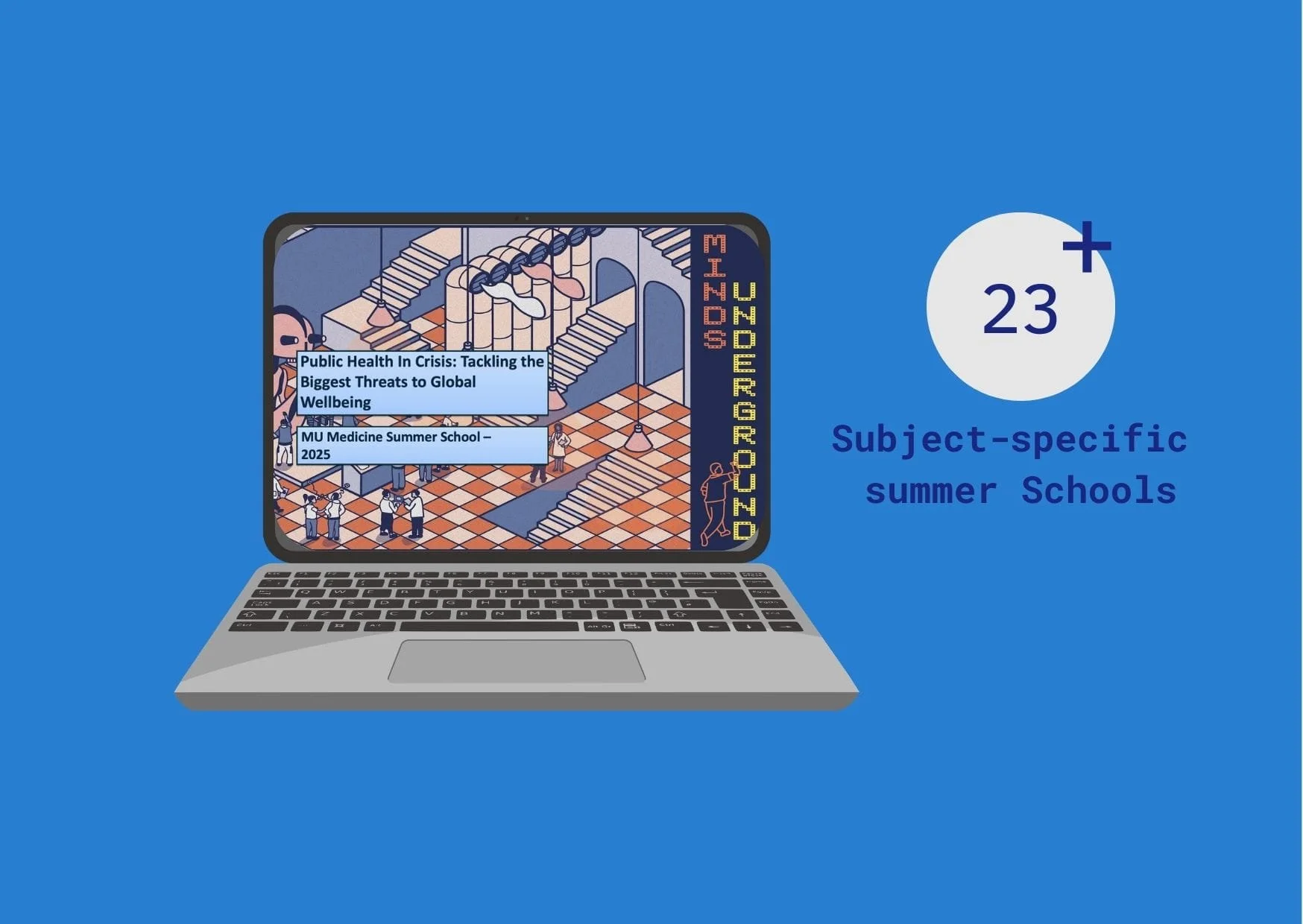 Minds Underground 23+ online summer schools for school partnerships Oxbridge preparation