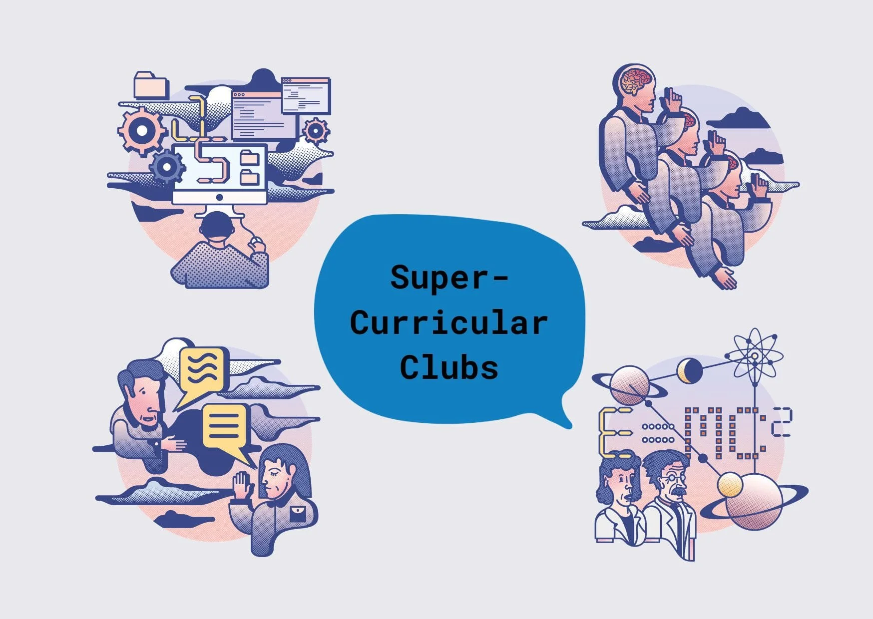 Minds Underground Super-Curricular programmes for schools including coding, debate, STEM, and Law which can also be run as sixth form enrichment programmes