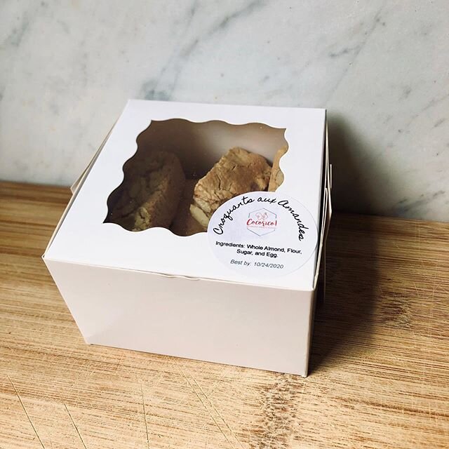 🚨We are adding new products to our authentic French menu! ⠀
⠀
🇫🇷These crispy cookies called &ldquo;Croquants aux Amandes&rdquo; are originally from the South of France. They are pretty similar to the Italian biscotti and pair perfectly with coffee