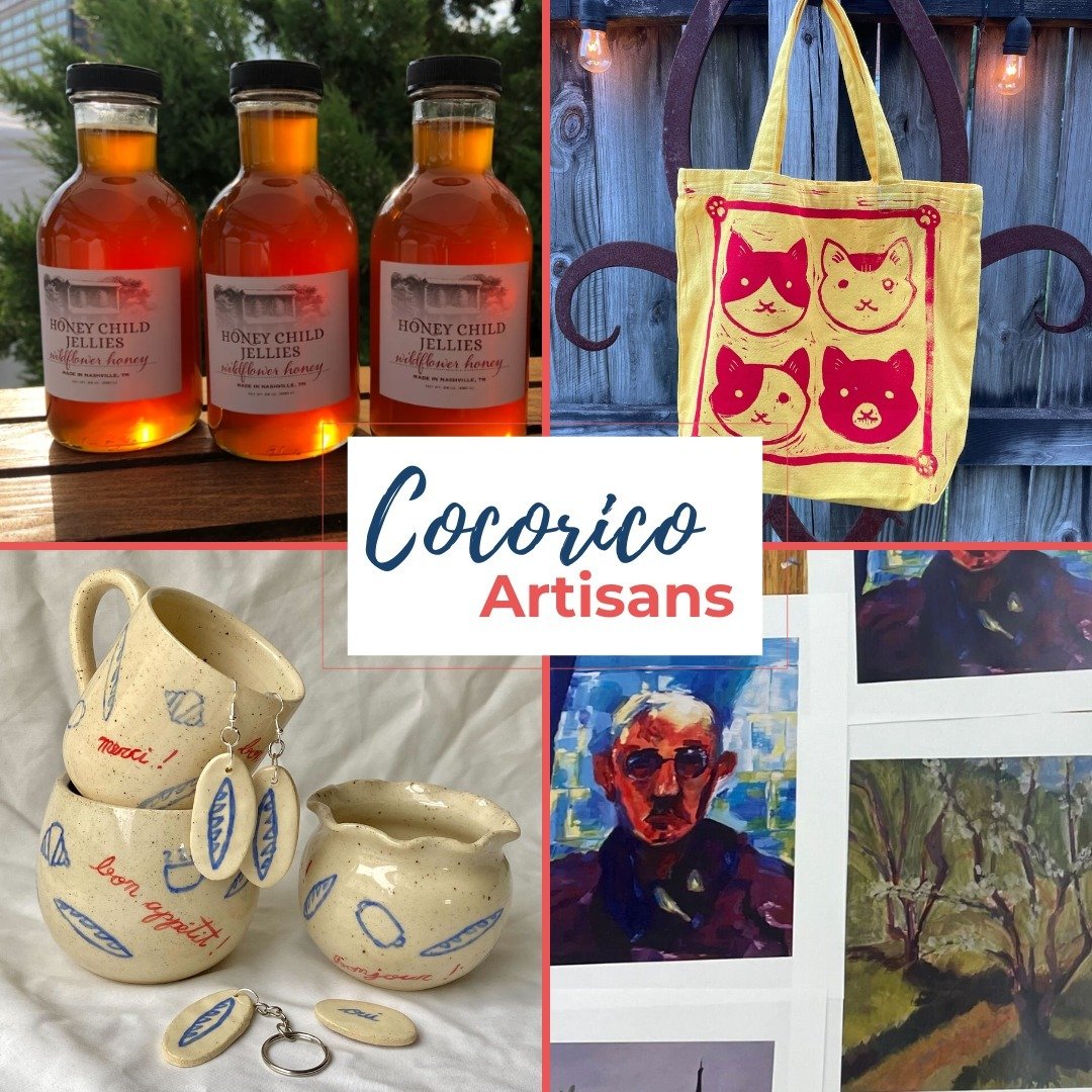 Are you ready for the Marche Artisans? Our small business market will not only feature local vendors, but also the artists at team Cocorico! We are very lucky to have a creative crew working with us, and are so excited to showcase and sell their work
