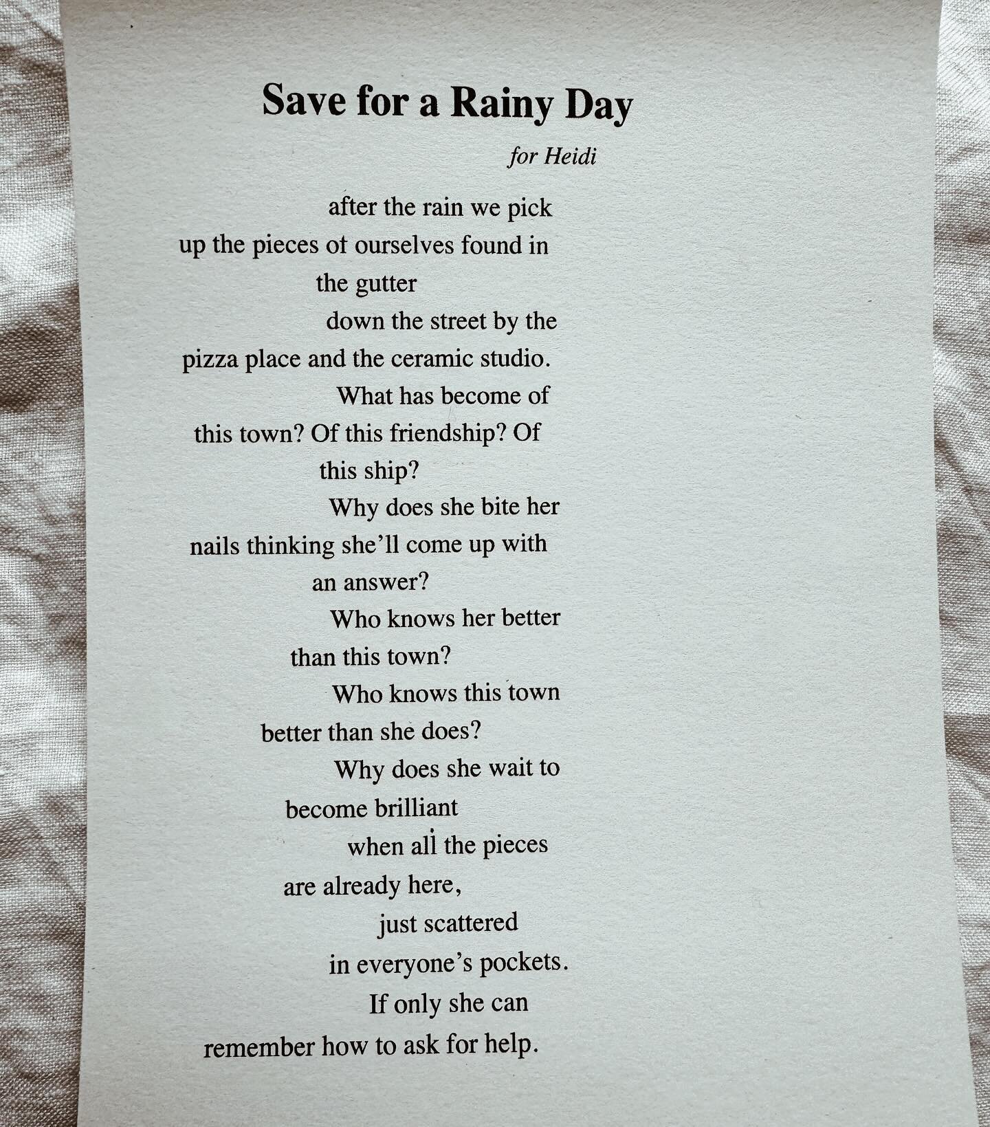 I wrote this for my bud @threadspun @heidsvdb last week during the flood. 

1) While they are doing mold remediation work, shop @threadspun over at @atacama_surf and
2) donate to @chicanofederation to help those who lost homes. 
3) @threadspunfloodsa