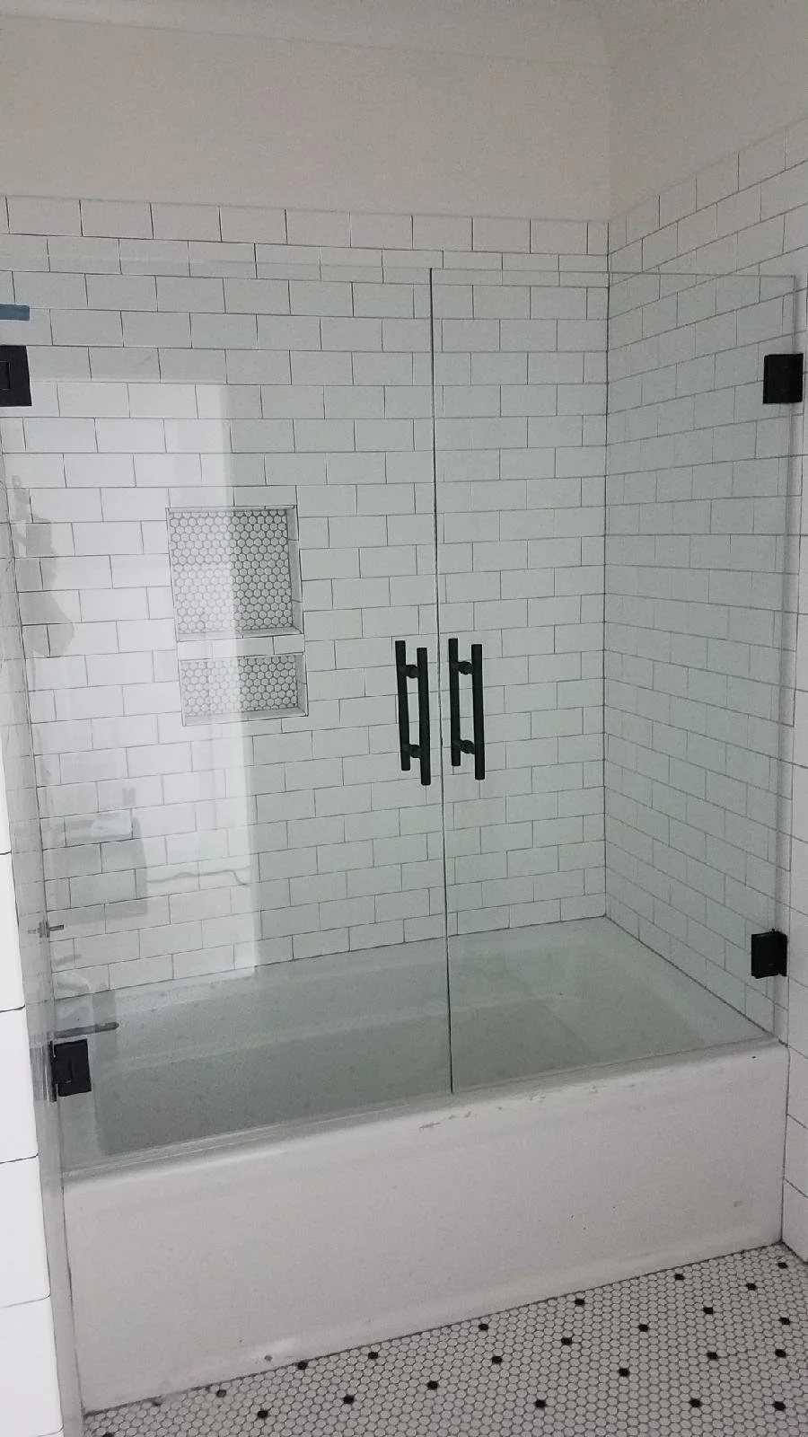 Frameless Double Doors - Black Hardware.jpeg