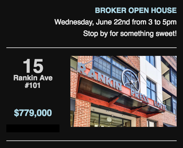 Broker Open House Today