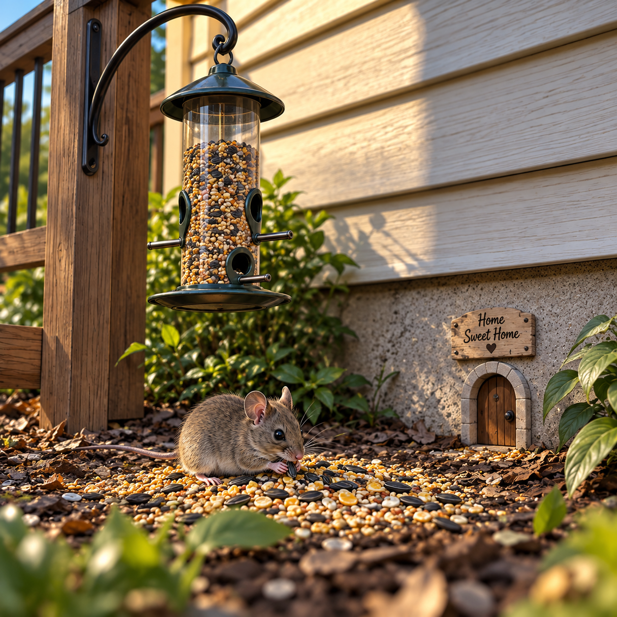 Why Bird Feeders Should Be Kept 25–30 Feet Away From Your Home