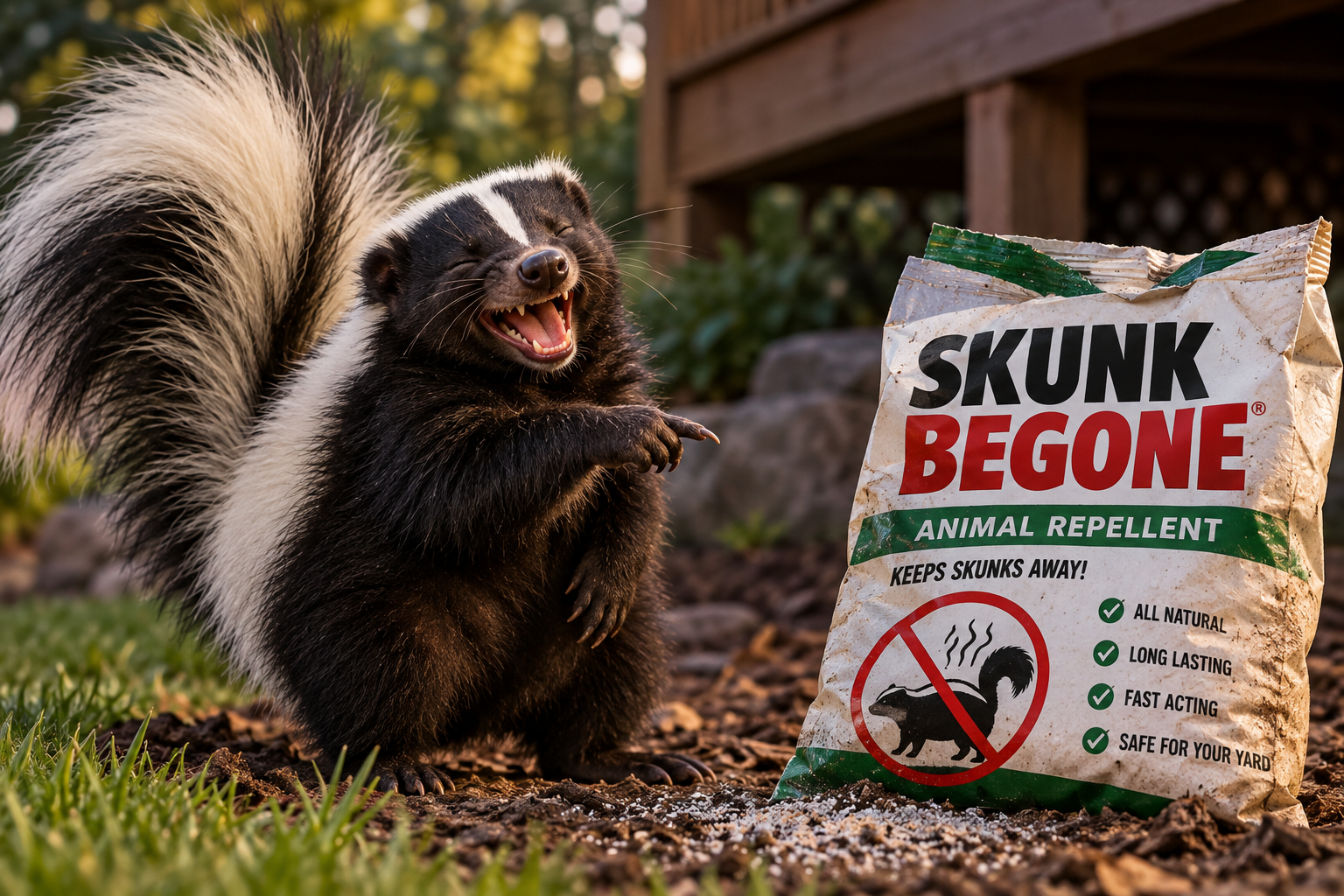 Is There Any Way to Repel Skunks From My Yard?