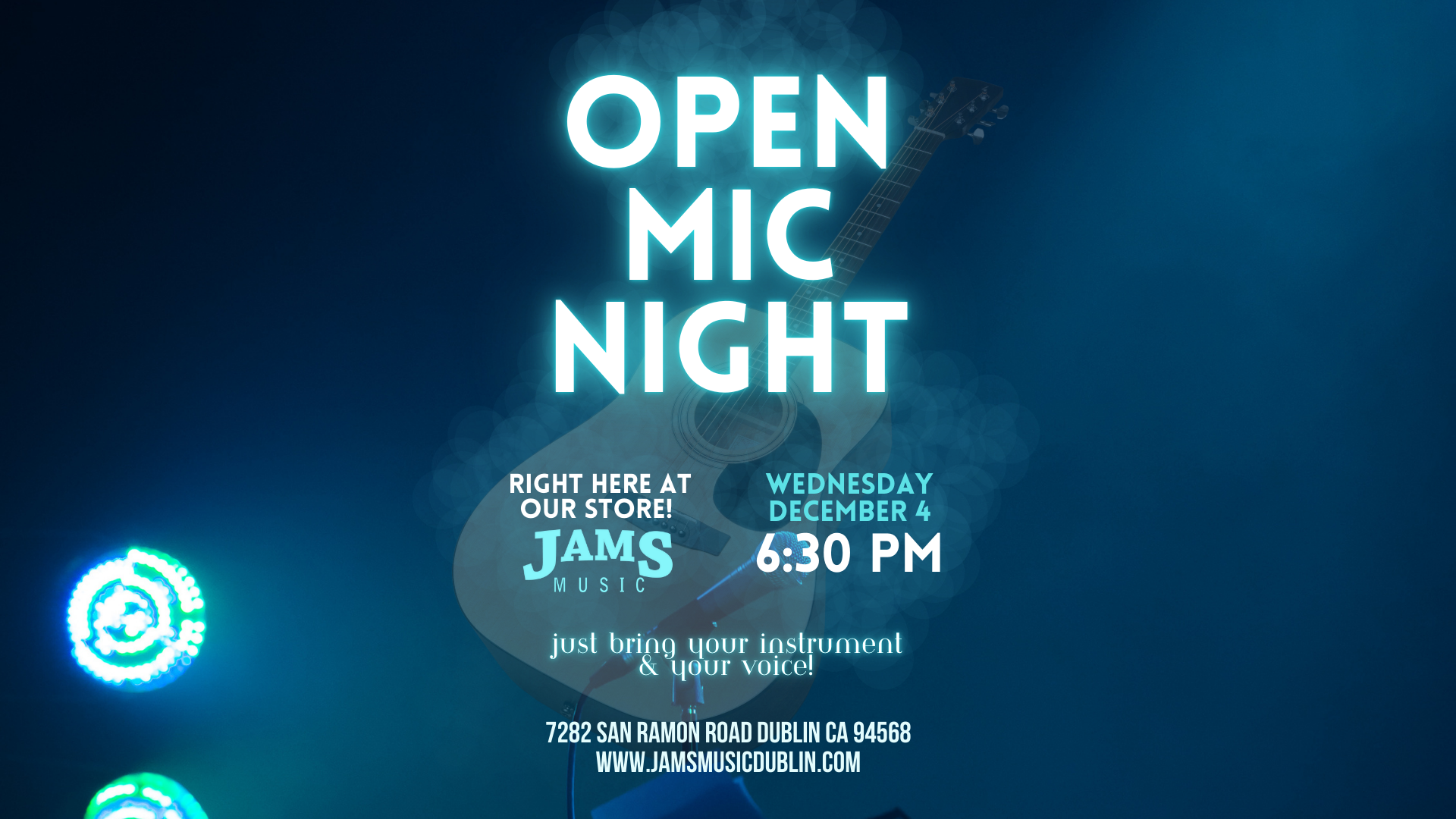 December Open Mic Night!