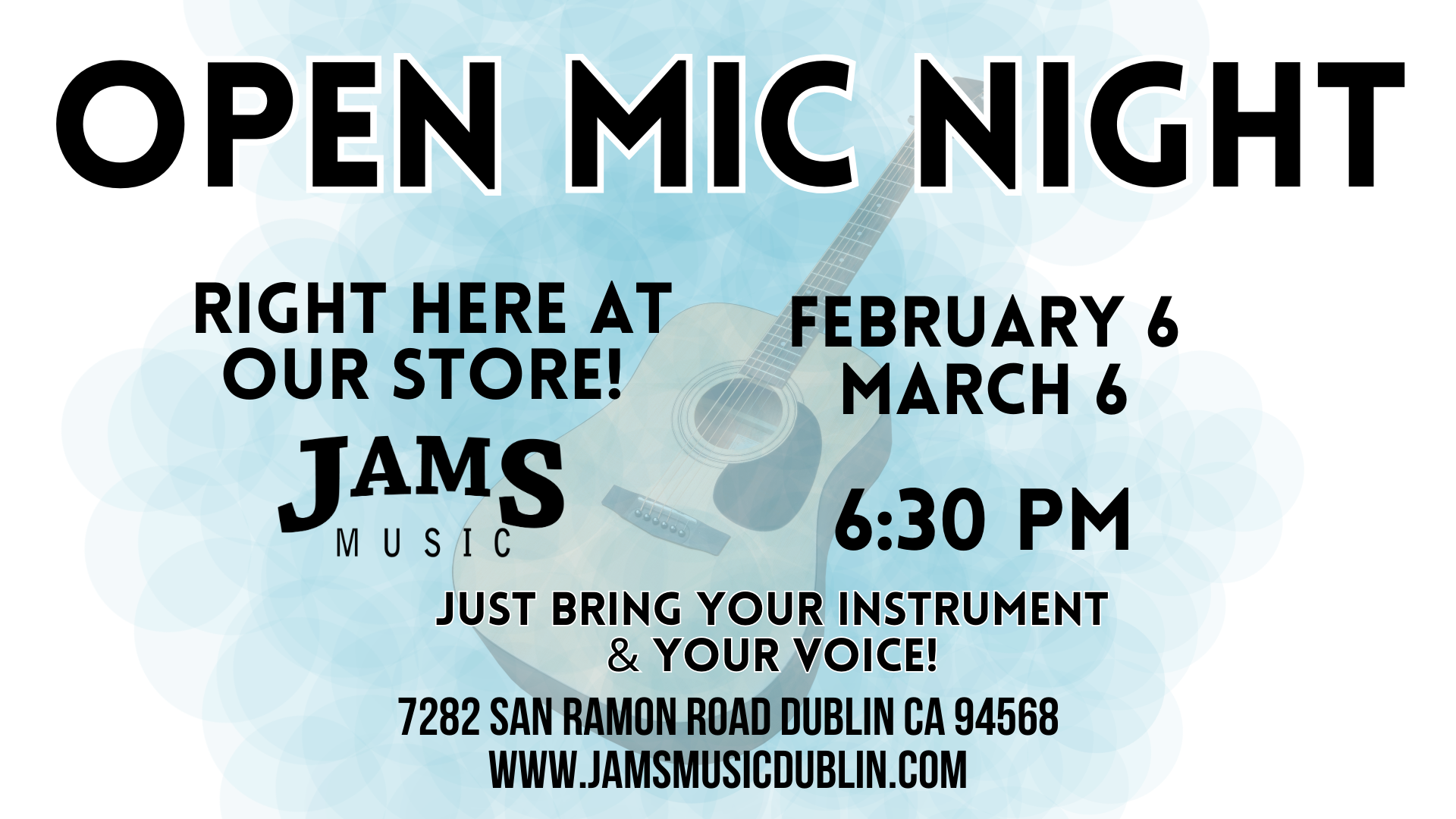 February Open Mic Night!