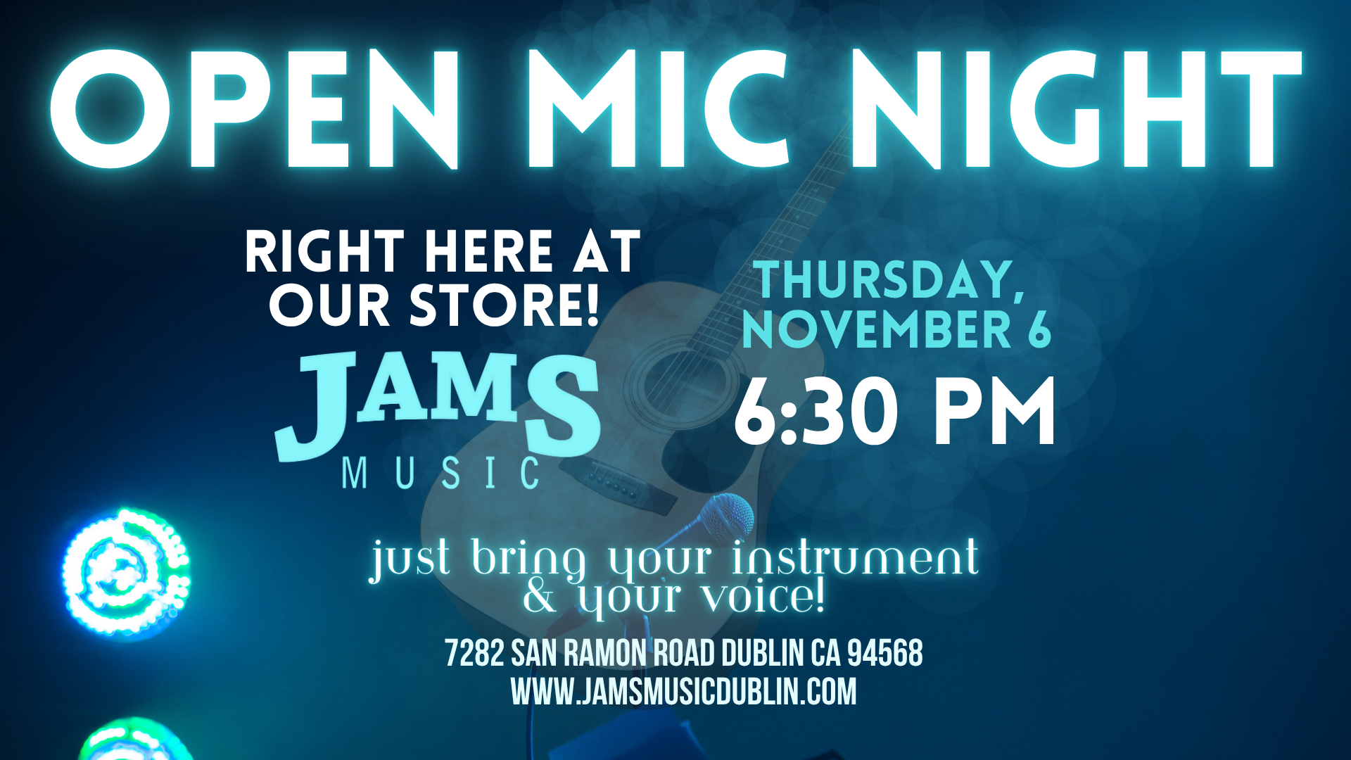 November Open Mic Night #1