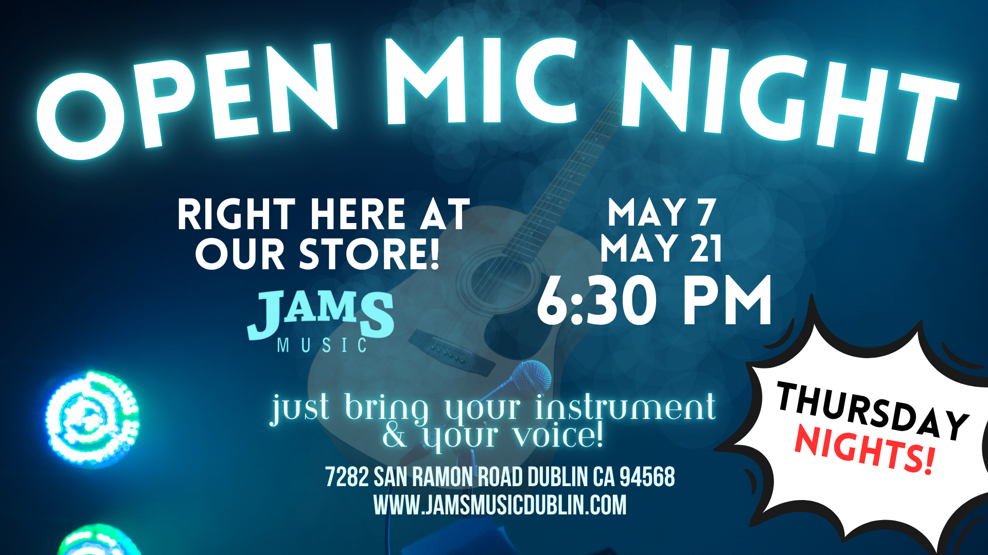 May Open Mic Night 