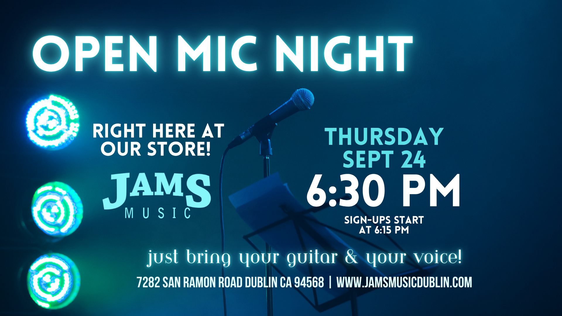 September Open Mic Night