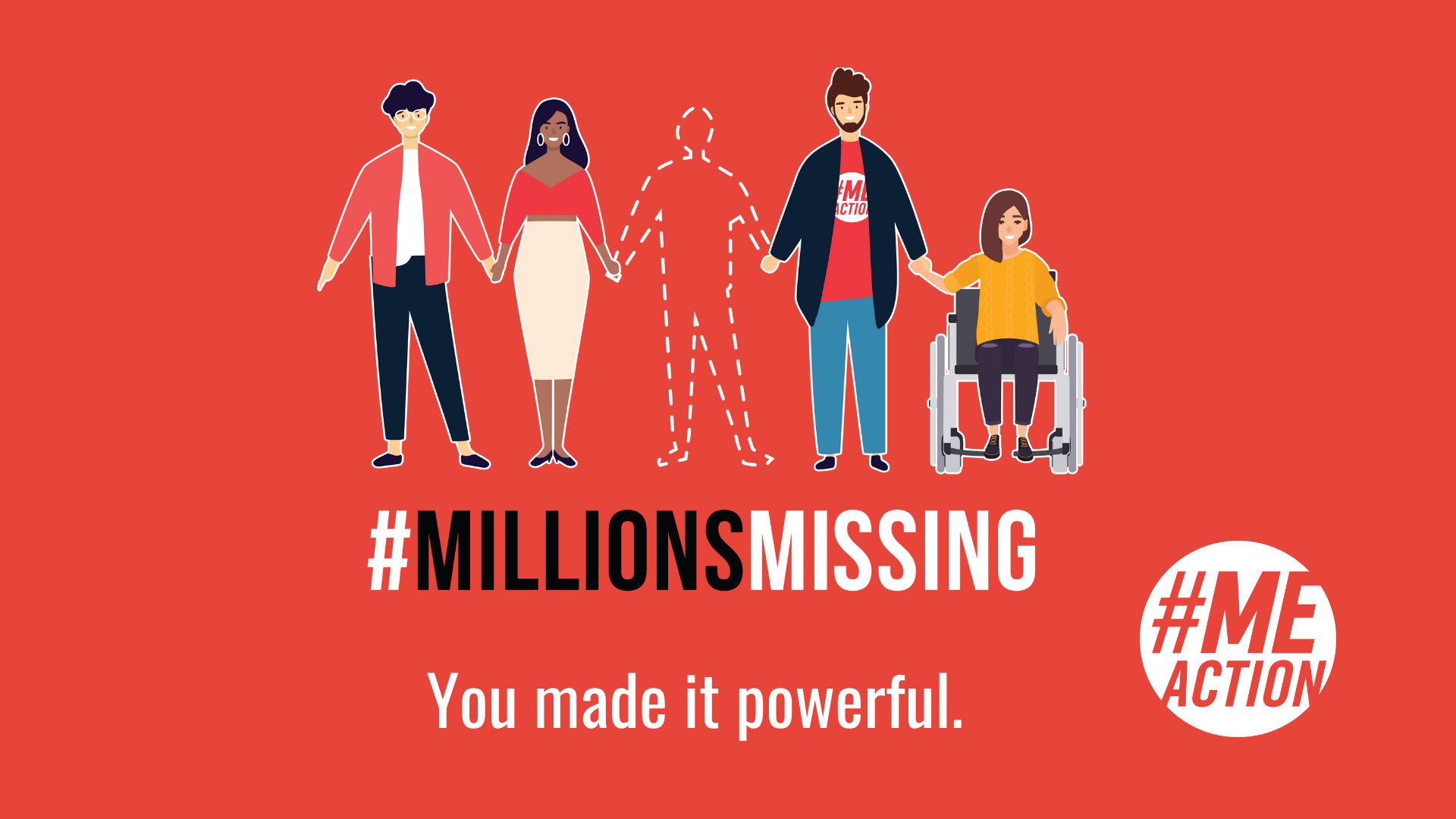 Postkartenaktion #MillionsMissing 2021