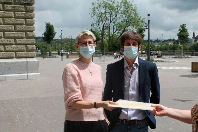 Übergabe der ME/CFS-Petition bei der&nbsp;Bundeskanzlei in Bern