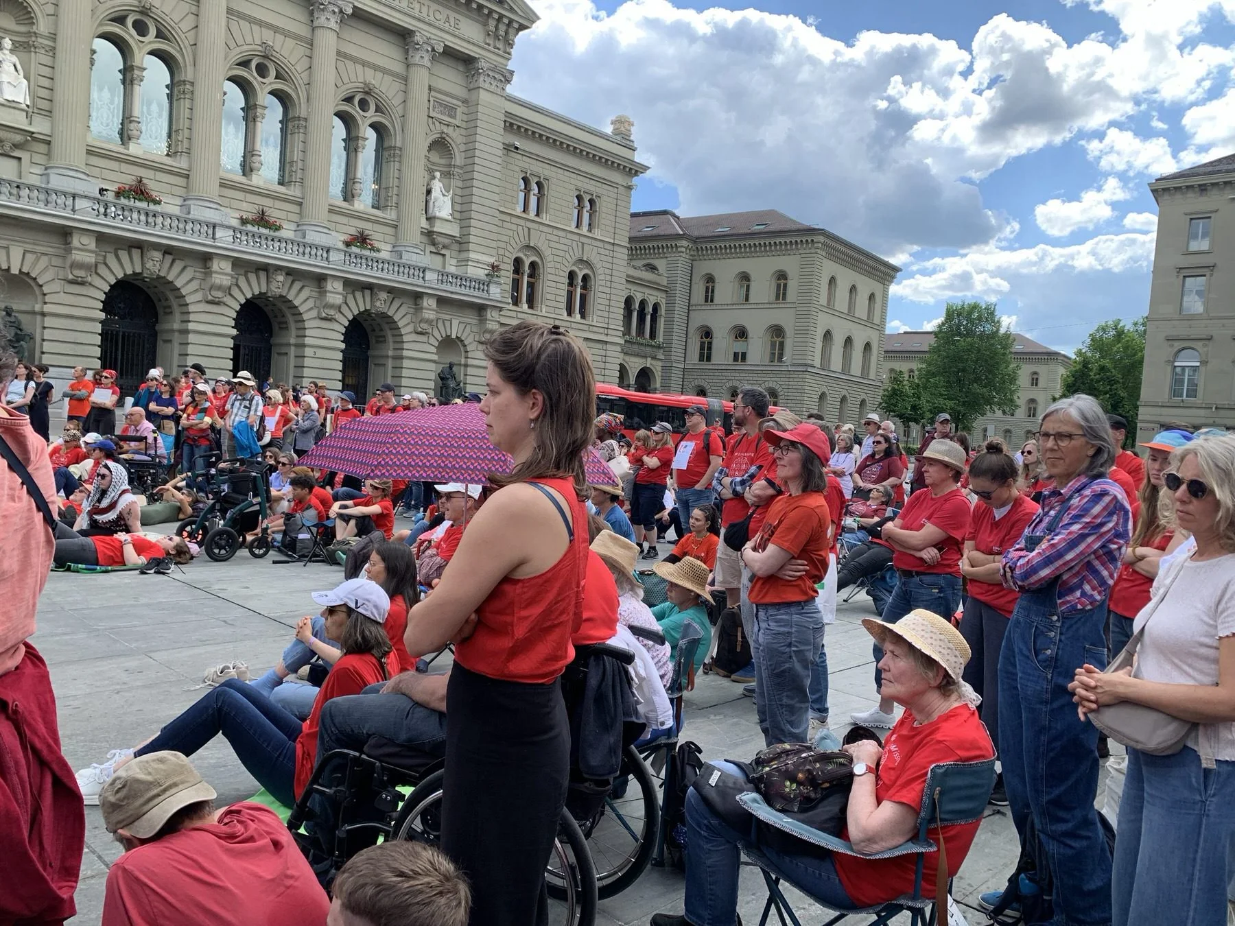 #MillionsMissing-2025 Kundgebung für ME/CFS Betroffene in Bern