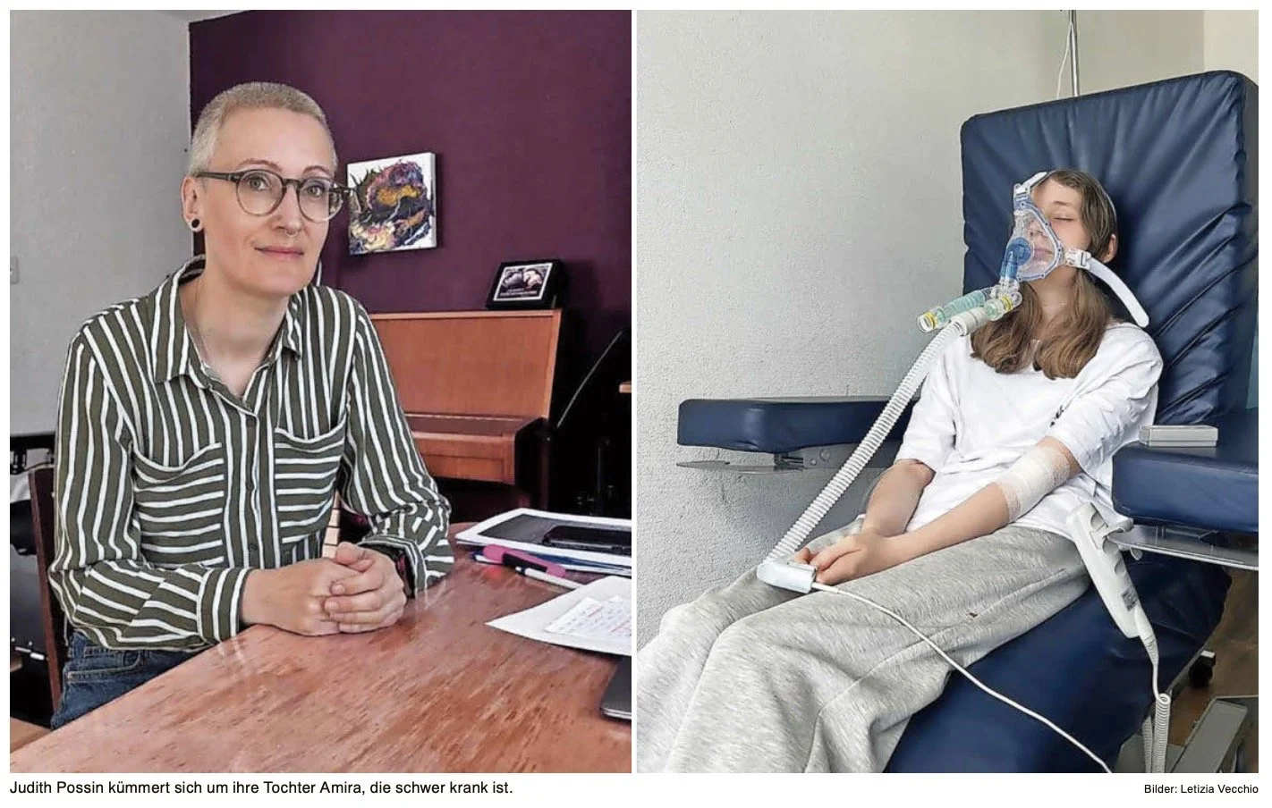 Bericht im Zürcher Oberländer über eine Mutter und ihre betroffene Tochter