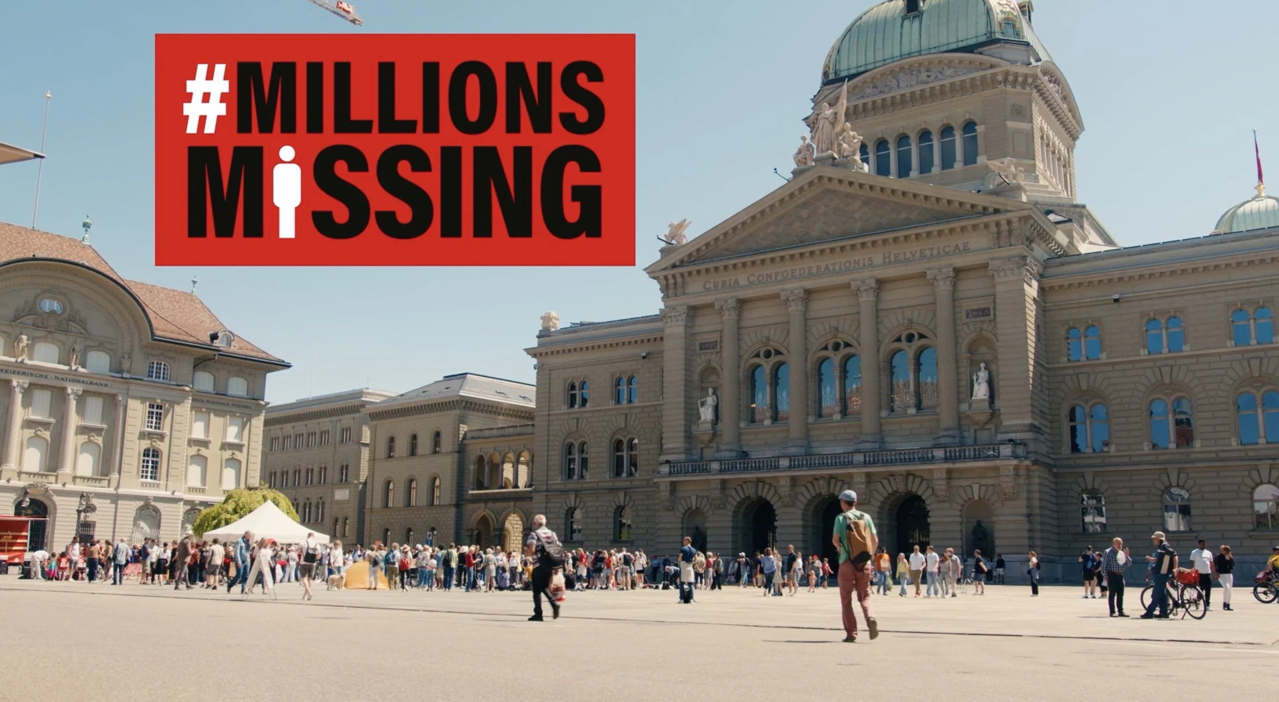 #MillionsMissing-Kundgebung in Bern
