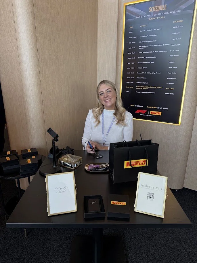 live event calligraper and engraver in europe, spain, france, paris, madrid, barcelona, london, monaco