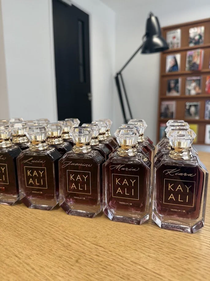 live perfume engraving in spain, france, paris, monoco, greece