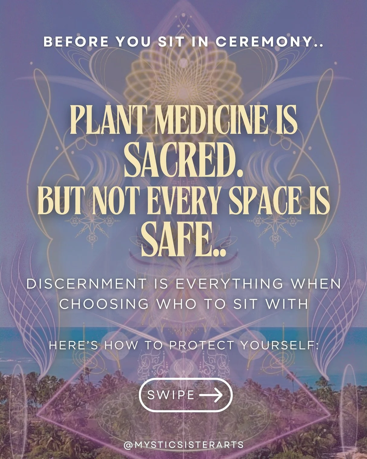 Plant medicine is powerful, but not every space is created equal. 𓆃

I&rsquo;ve prepared this guide for those stepping into medicine work, so you can choose (and create) containers that truly honour your healing.

🌿 Who holds you matters. 
🌿 Proto