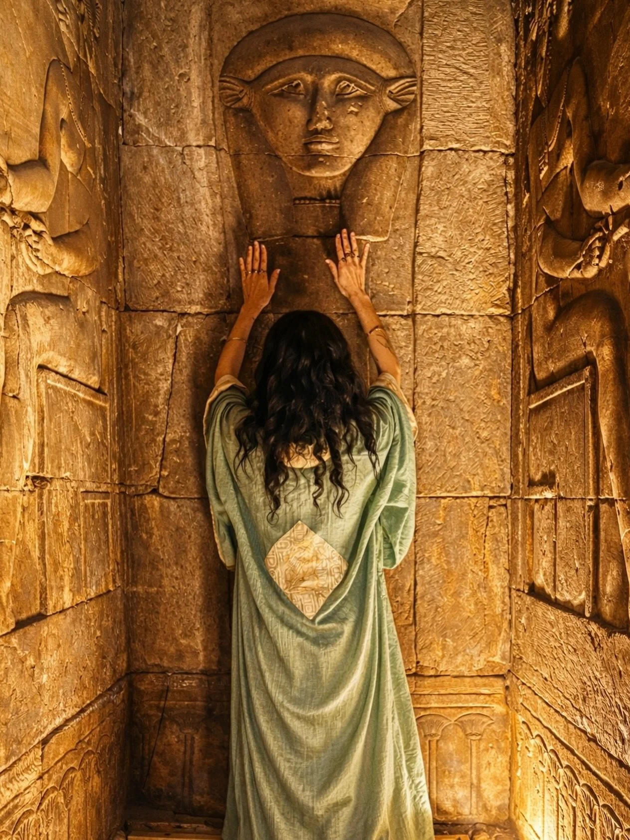 The Hathors were among the most mysterious forces in ancient Egyptian cosmology.

Often known as the Seven Hathors, they were believed to be present at every birth, witnessing the arrival of a soul and weaving the threads of destiny.

They governed m