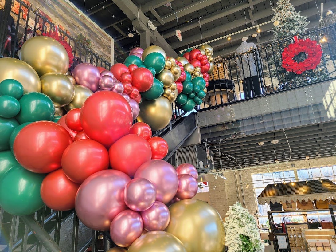 stairwell balloon garland.jpg