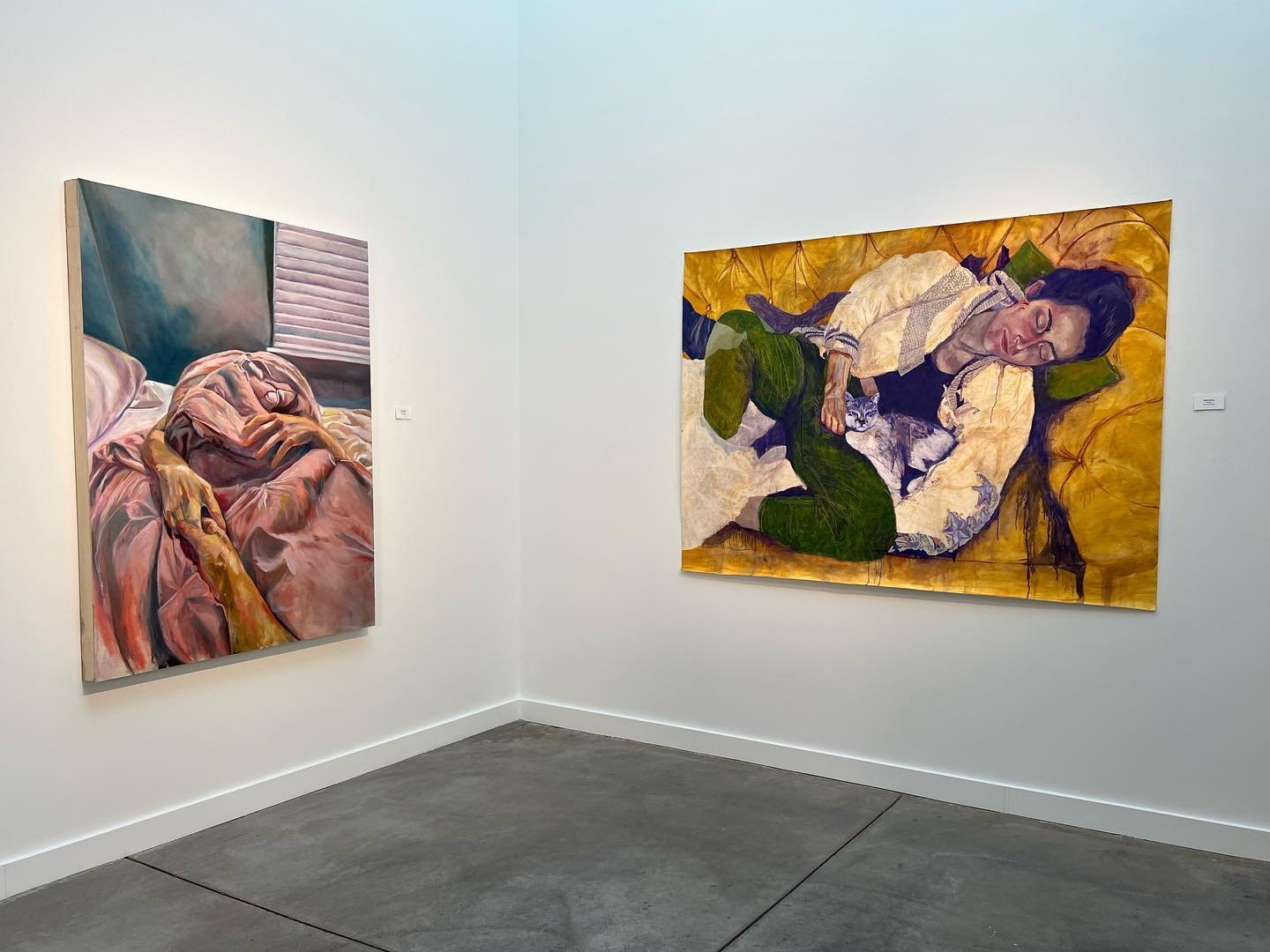 heres the paintings from the wall to the FLOOR inside the Latino Cultural Center 🫣 maybe when i learn spanish i will finally be one with my roots