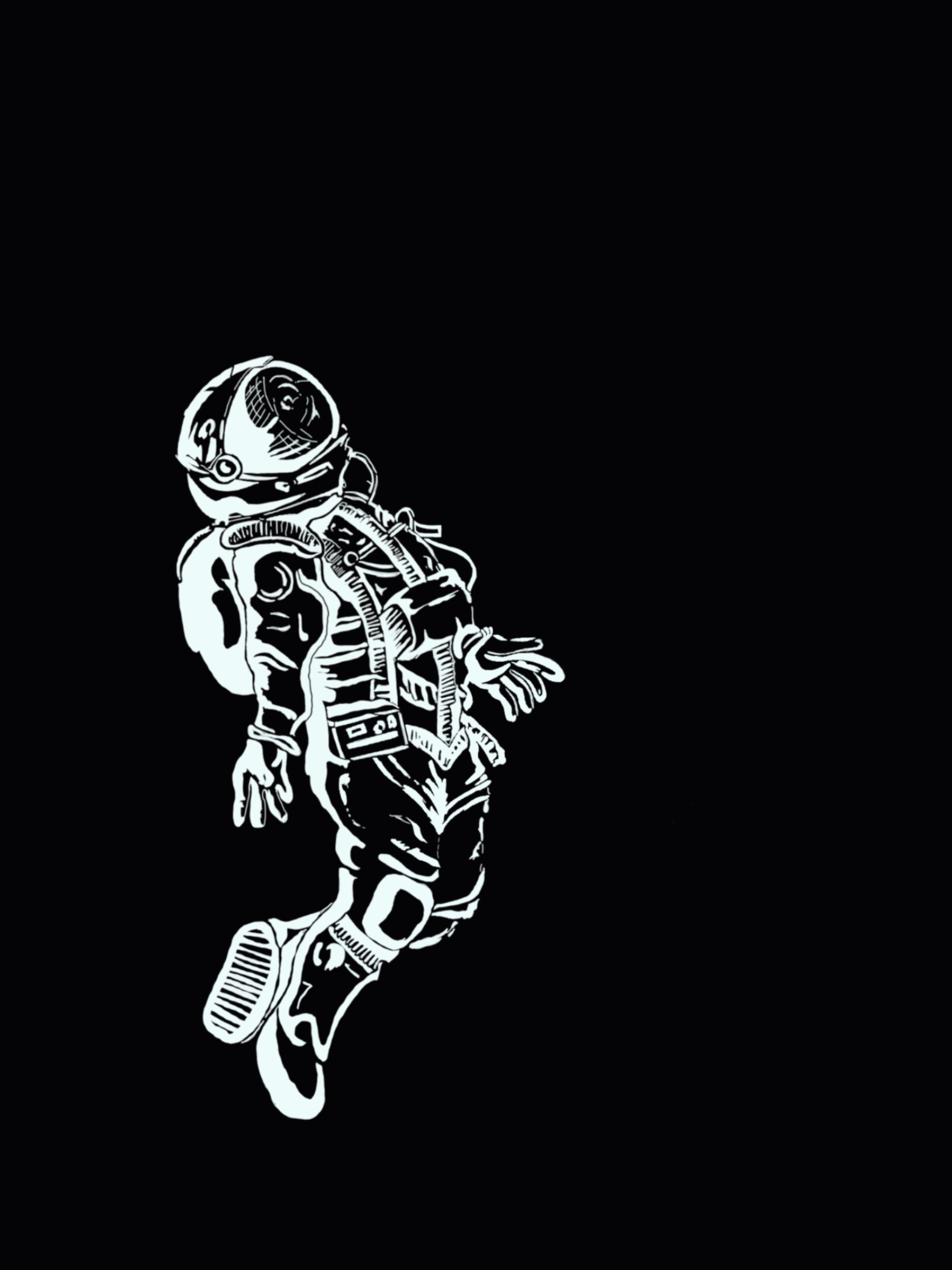   The Astronaut    Medium: Digital Art    by Aspen Garner  