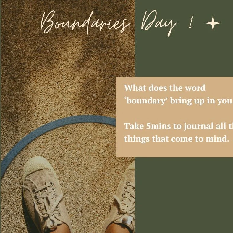 I recently attended a workshop all about boundaries with Kate Ellis. I was reflecting on how as a younger woman I had never considered boundaries at all, they simply didn&rsquo;t consciously feature in my life. However, as I grew through maiden, moth