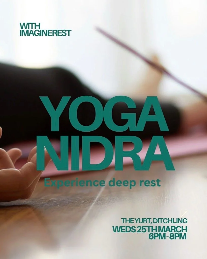 Hello people

I have teamed up with the warm and friendly folk of Chalk on the South Downs to host an evening of delicious Yoga Nidra and rest practice to honour the Spring Solstice. 

Be welcomed as you are, whoever you are and rest a while in the l