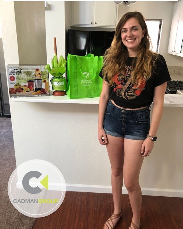 Congratulations to Kellie on her cute new home in El Segundo!  As her welcome gift, Kellie chose the Magic Bullet.  We're so glad you're here, Kellie!  #WelcomeHome #ElSegundo #socallife #southbay #magicbullet #newhome #cadmangroup