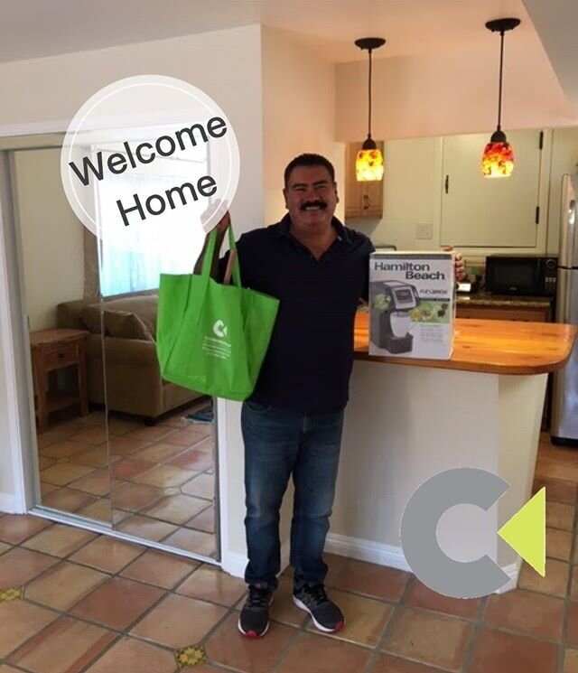 Welcome home to our new neighbor, Jose! Congratulations, Jose, on your new home in El Segundo. Jose is happy to live closer to his job at LAX and loves his new place.  For his Welcome Home gift, he chose a new coffee maker.  We're so glad you're here