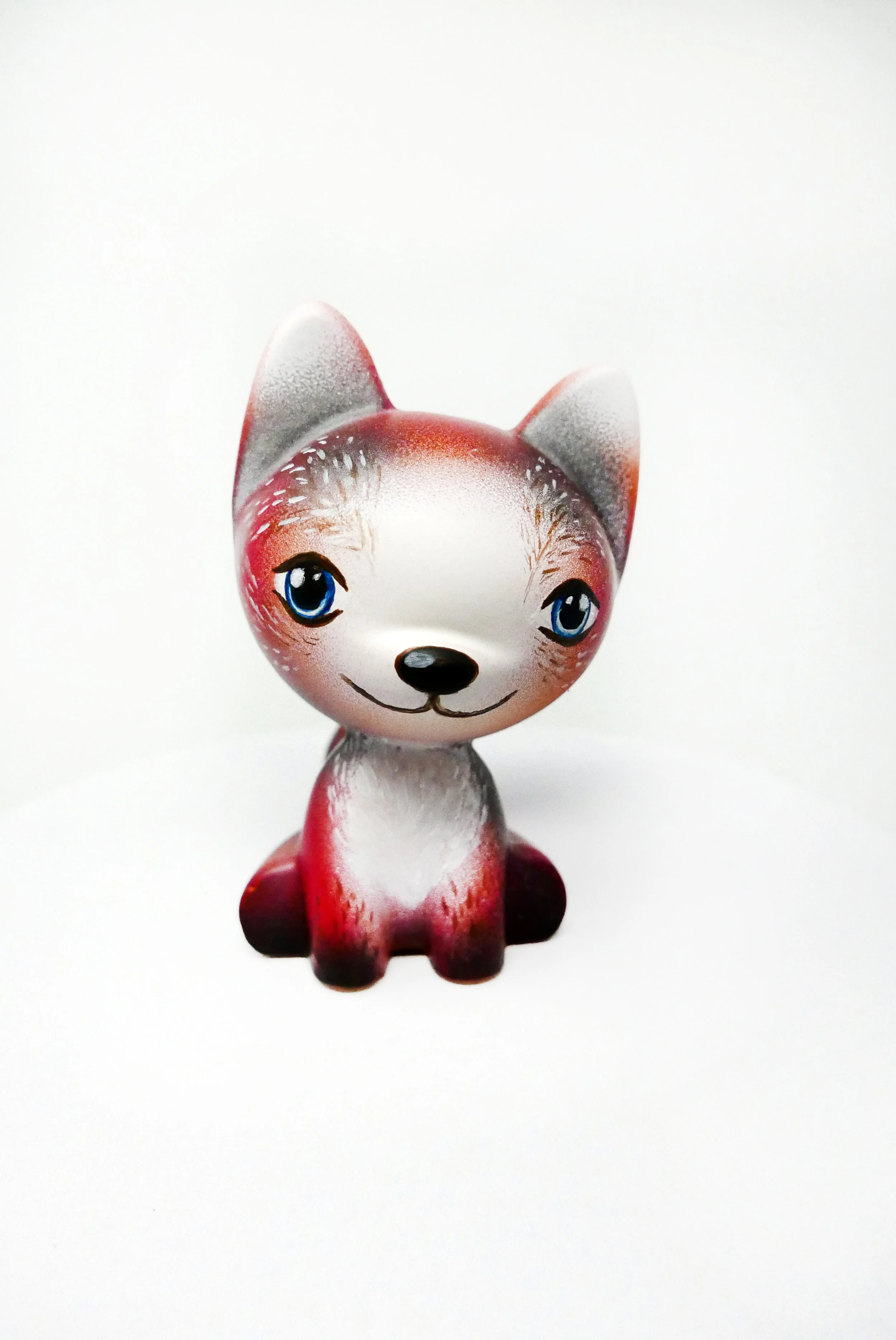 Handcrafted Milk&amp;White chocolate Firefox