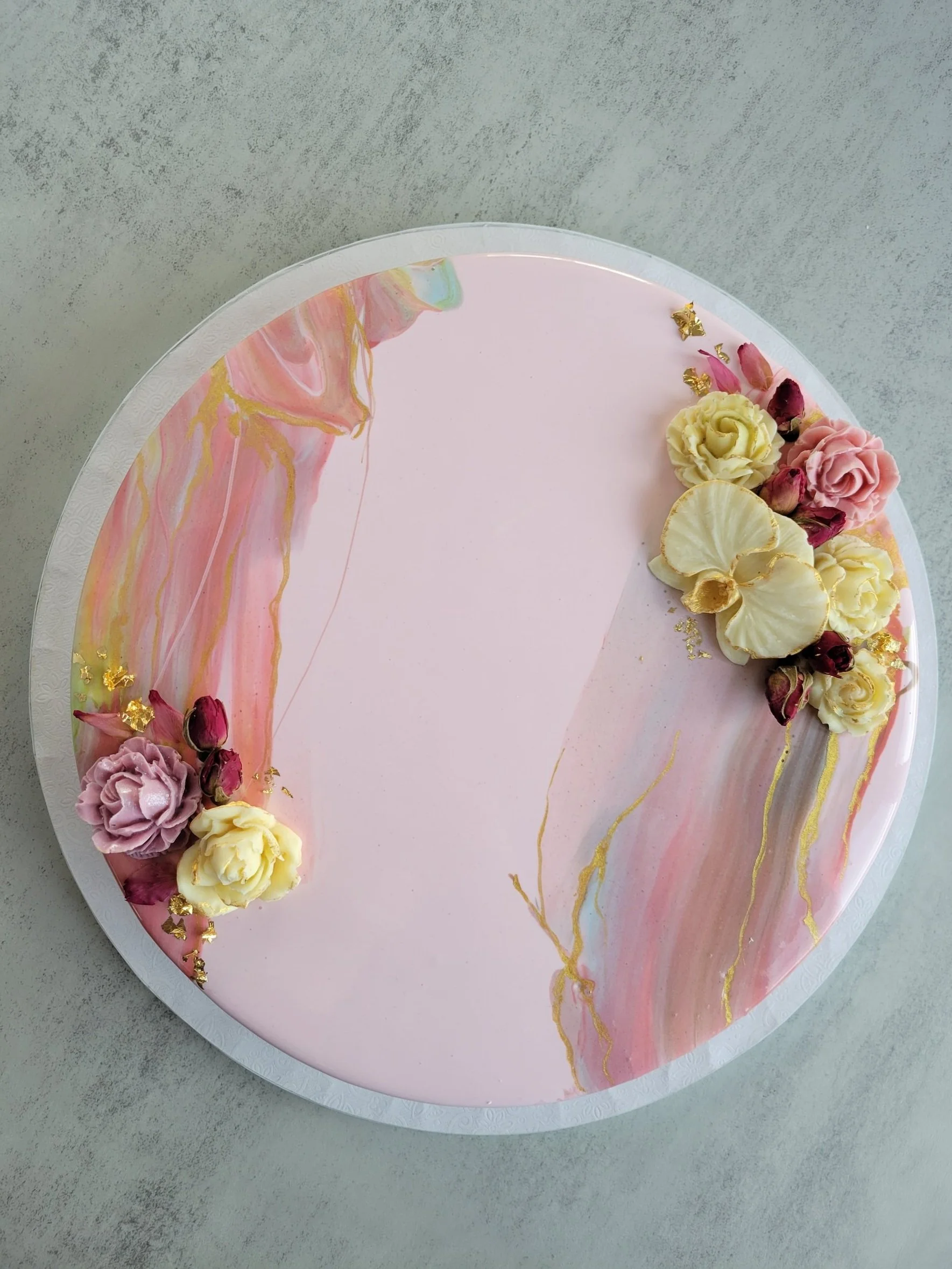 8"  mousse cake