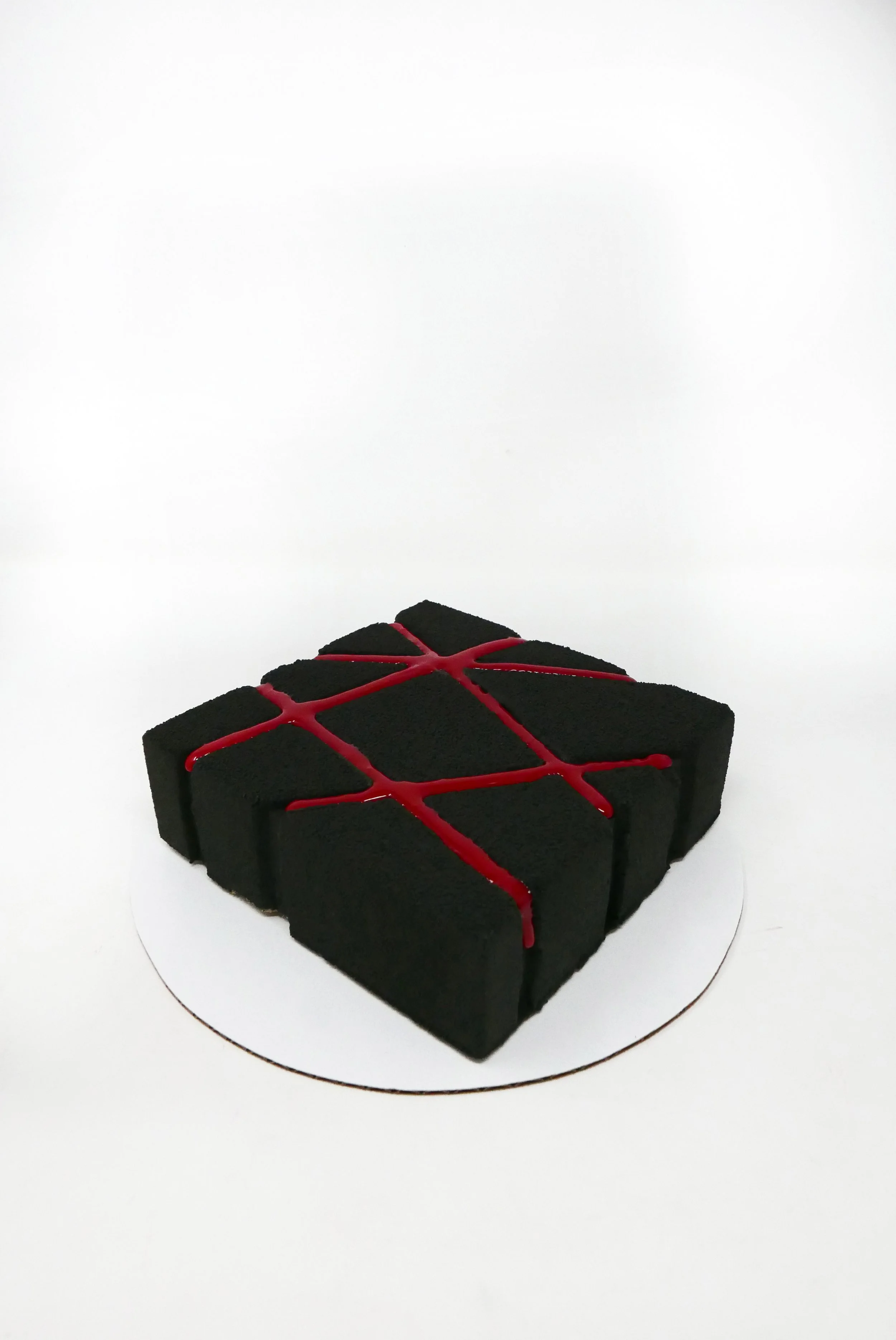 6" Square  mousse cake