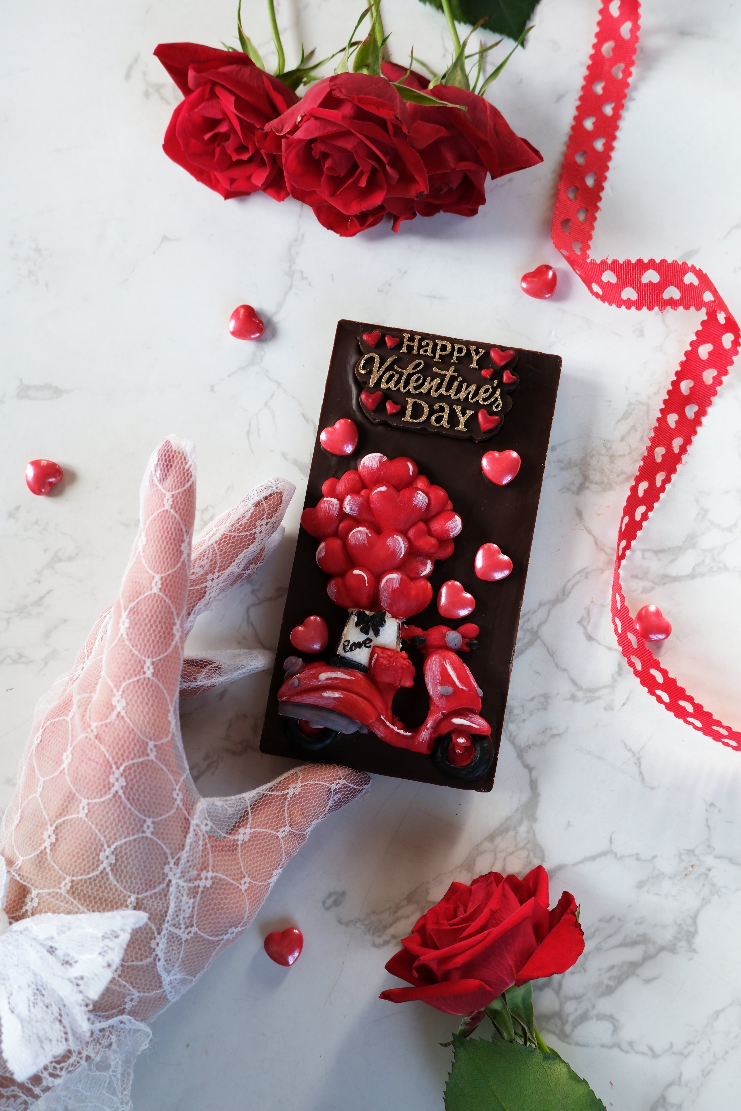 DUBAI CHOCOLATE BAR VALENTINES DAY EDITION