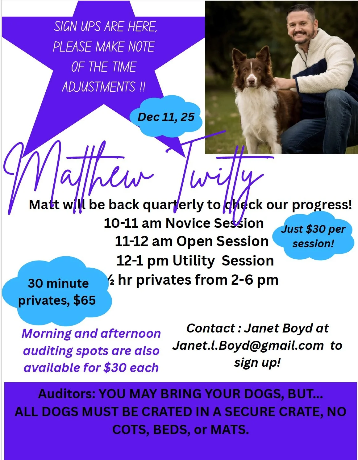 Matthew Twitty Mini Seminar and Private Lessons