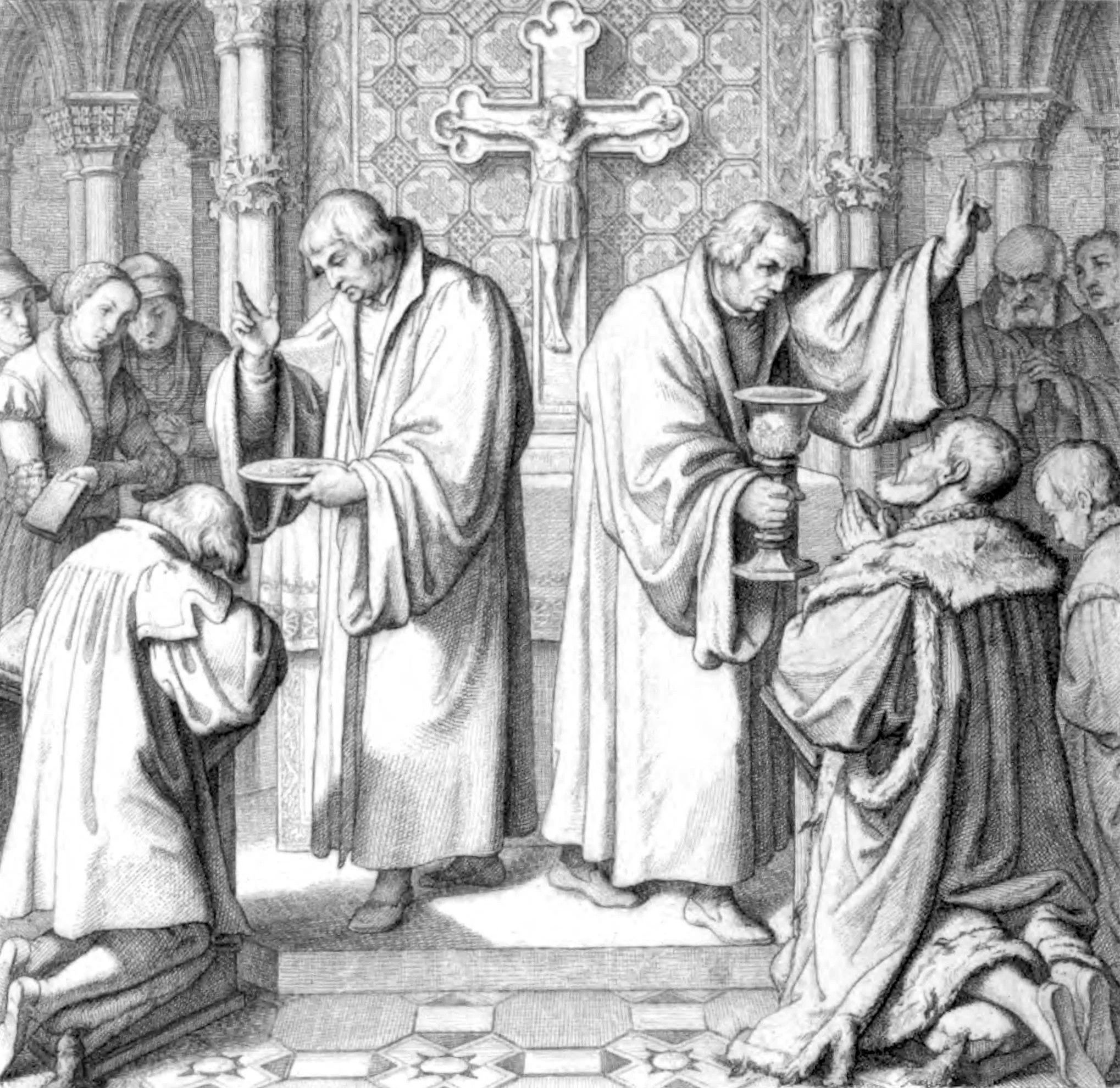 The administration of the Lord's Supper in both kinds