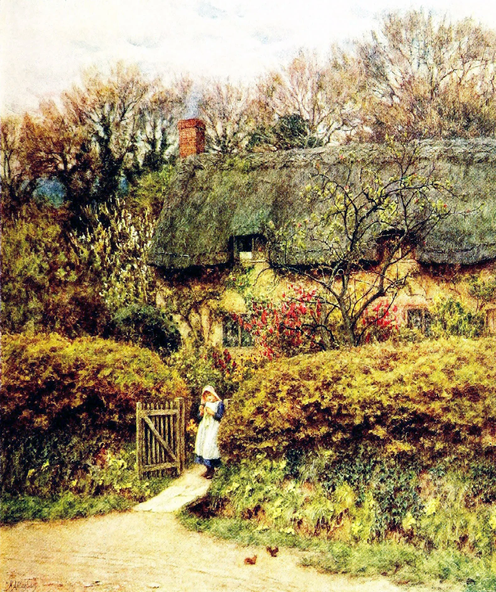 Cottage Near Farringford, IW