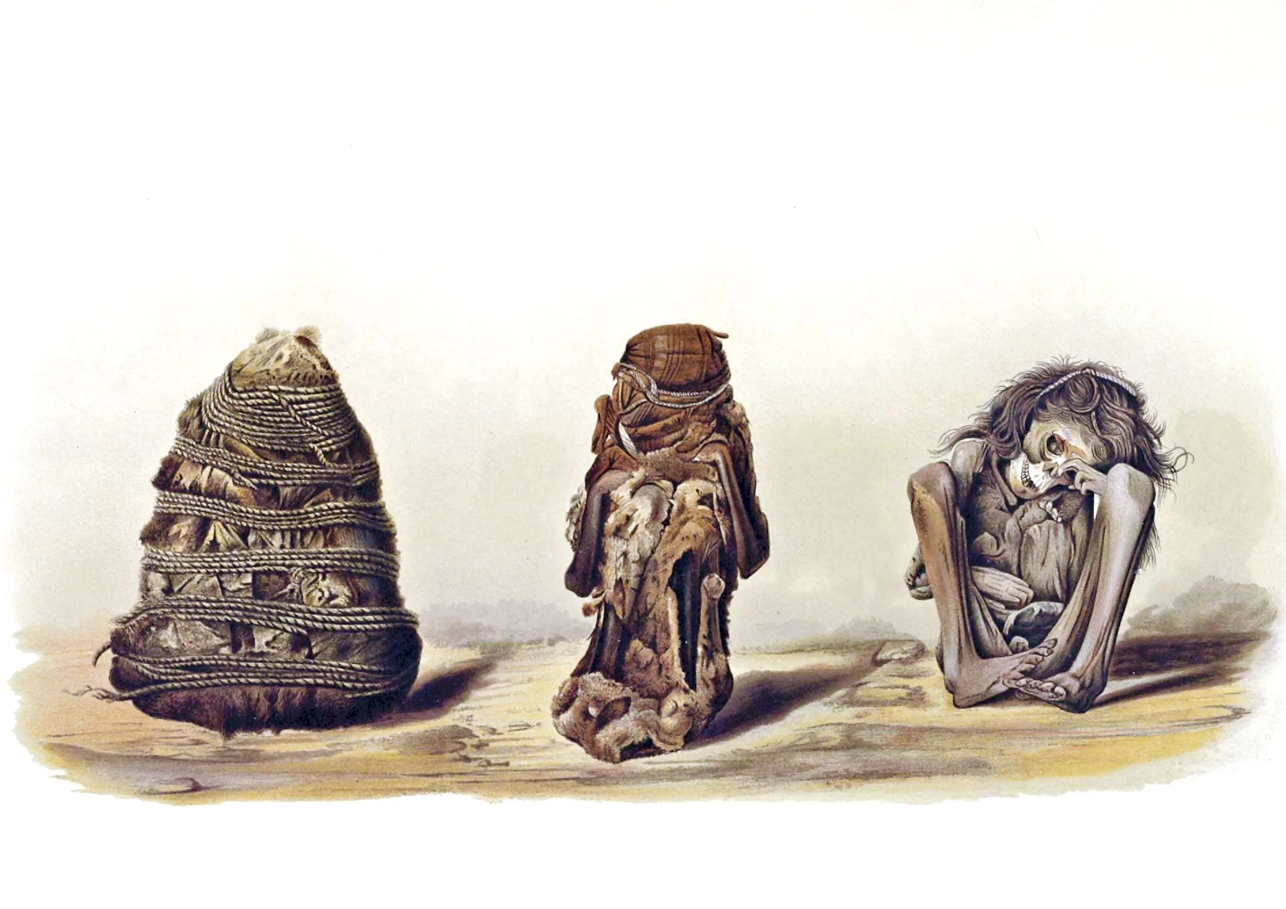 Method of Packing the False-Headed Mummies