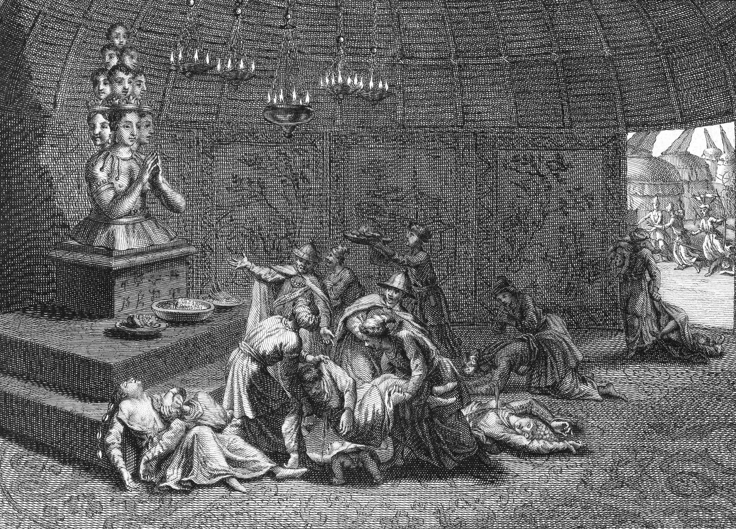 Manipa Idol, or divinity of Lassa, to whom are offered those whom Buth has killed.