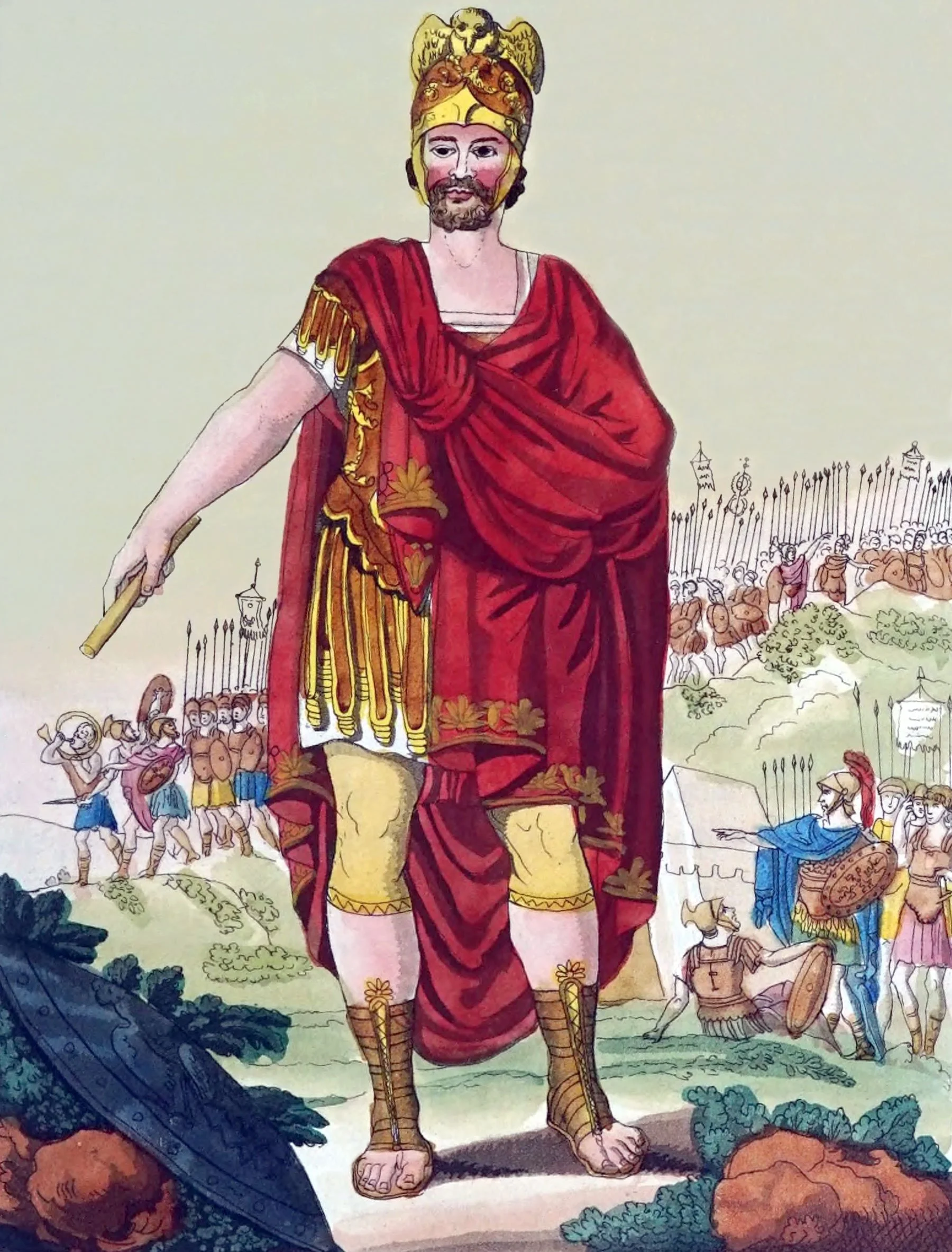 Ancient Roman Art Gallery by Jacque Grasset de Saint-Sauveur, 1757-1810