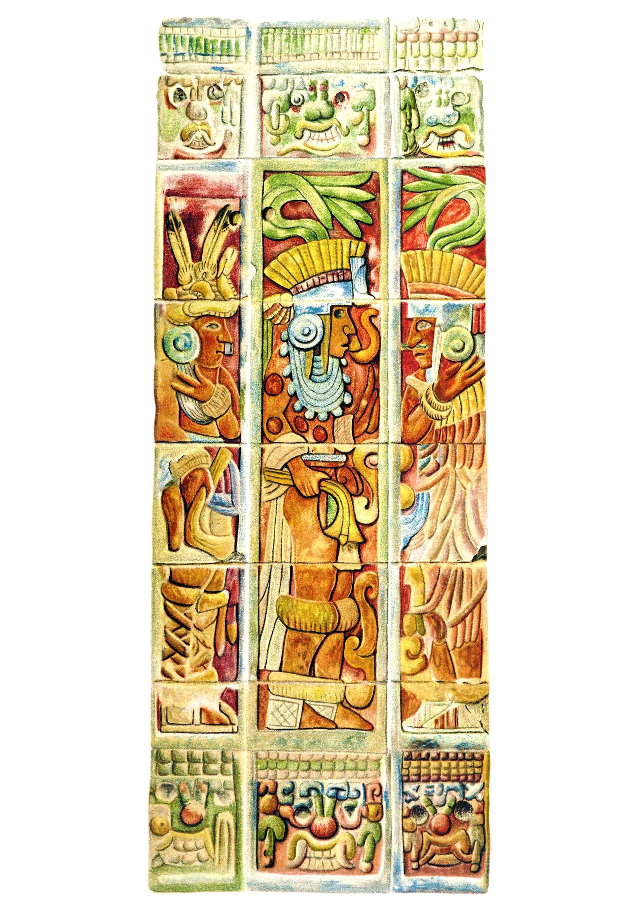 Plate 34 of the Temple of the Chac Mool