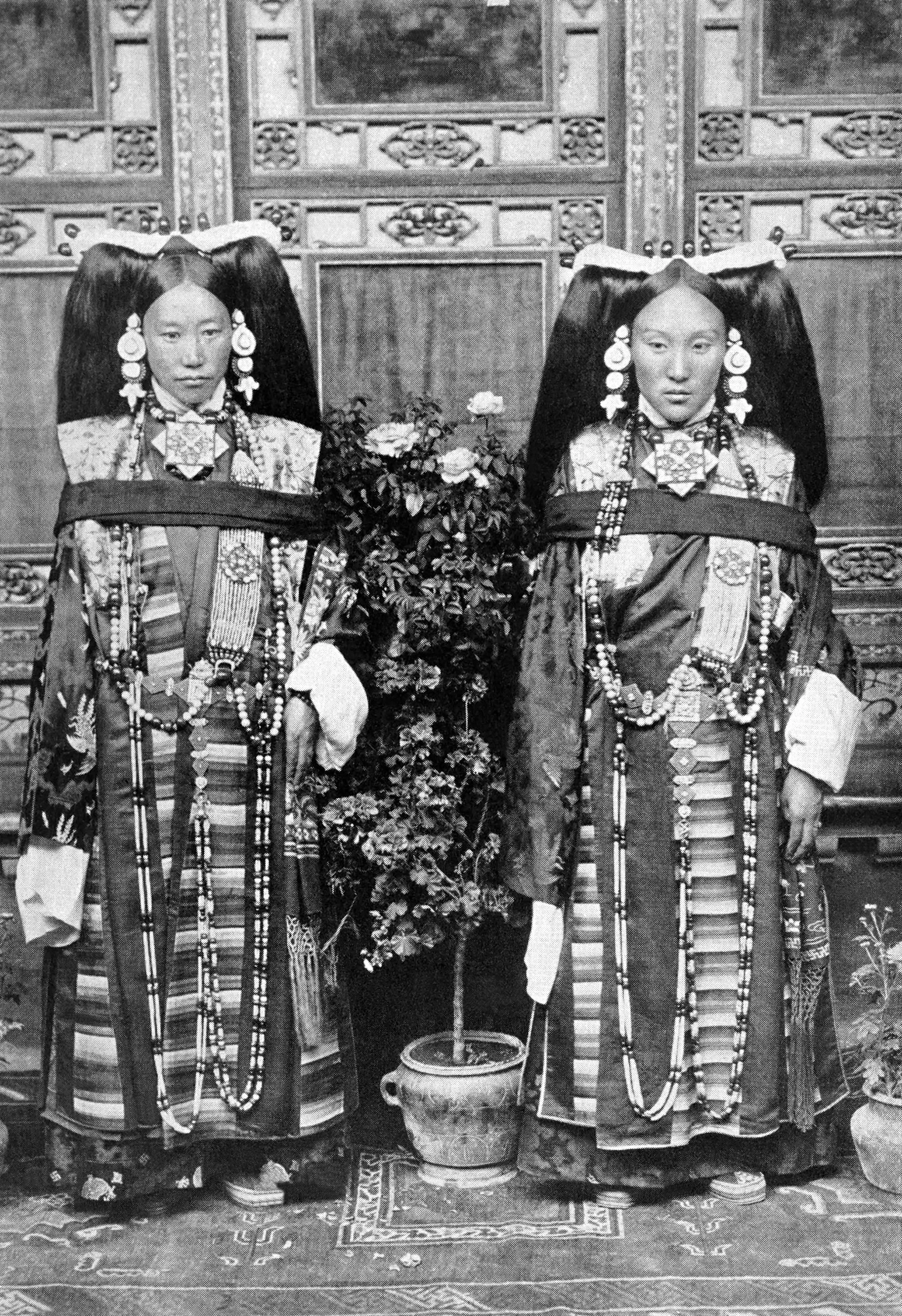 The Prime Minister's daughter with a friend