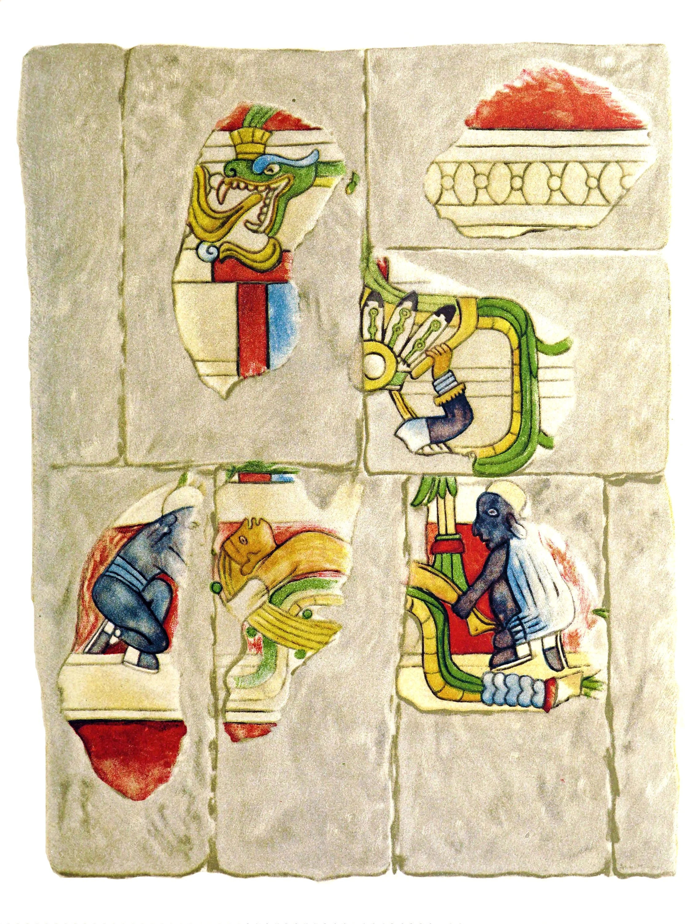 Plate 145 of the Temple of the Warriors