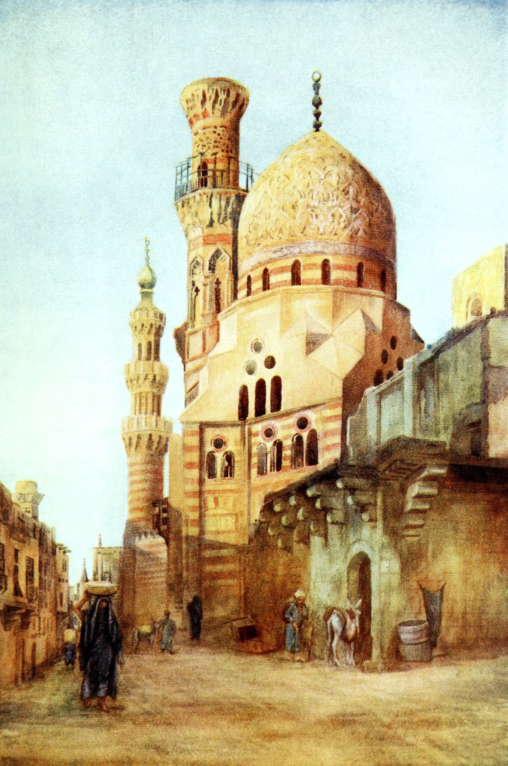 Mosques in the Sharia Bab-El-Wazir, Cairo 2