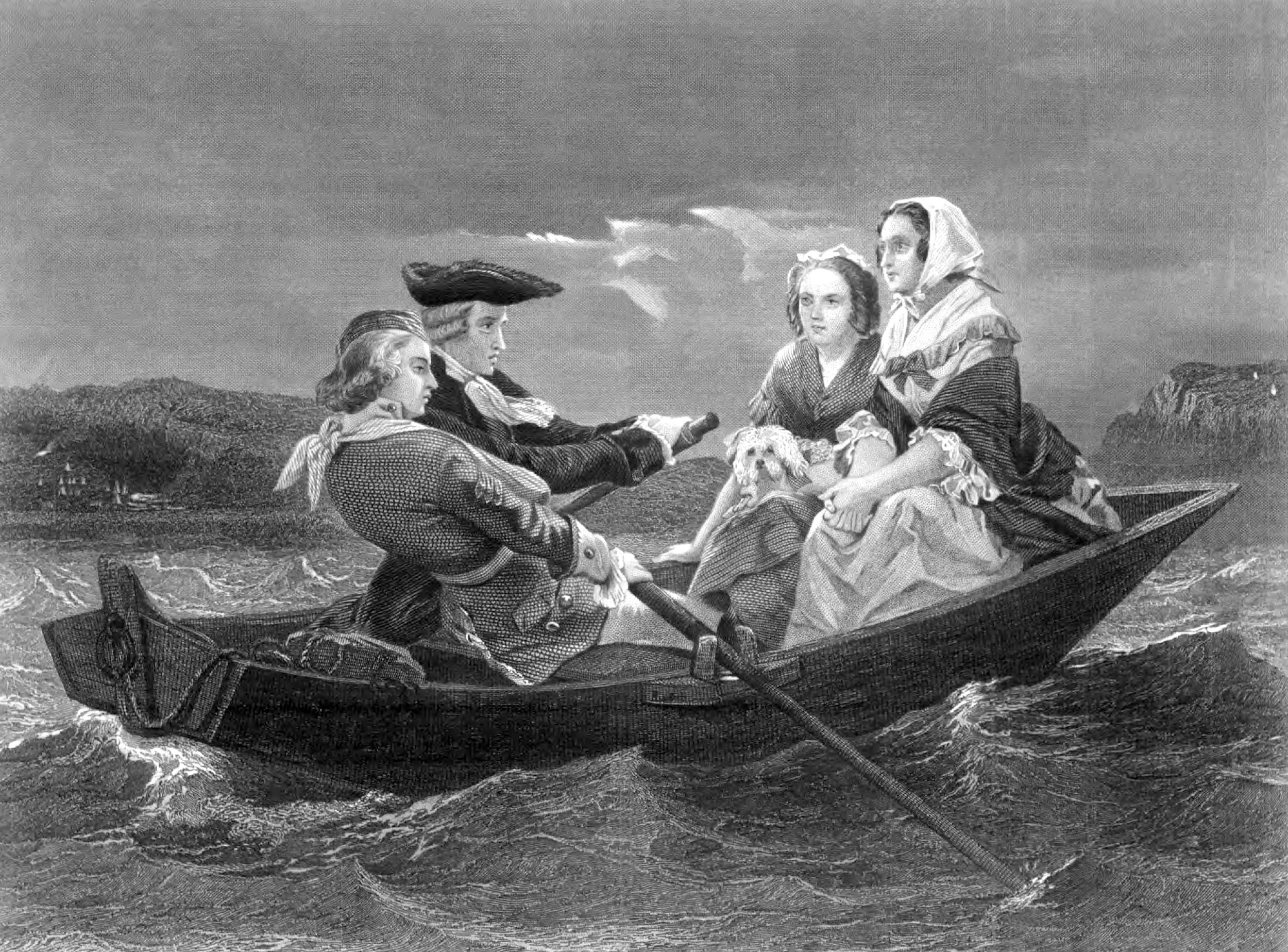 Lady Ackland's Visit to the Camp of General Gates