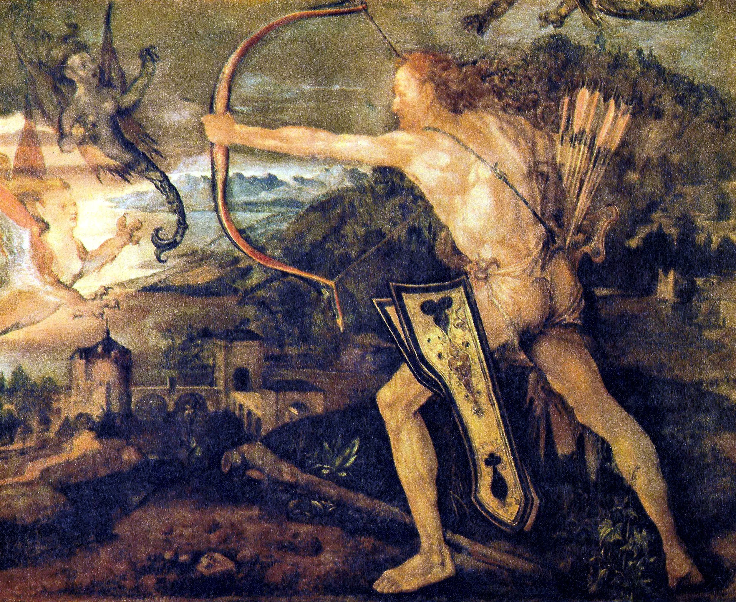 Hercules Killing the Stymphalian Birds